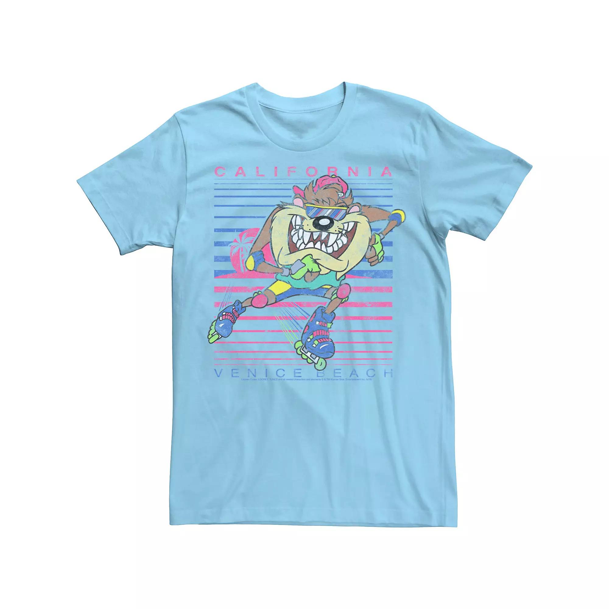 Men's Looney Tunes Taz Venice Beach California Portrait Tee,  Product Image