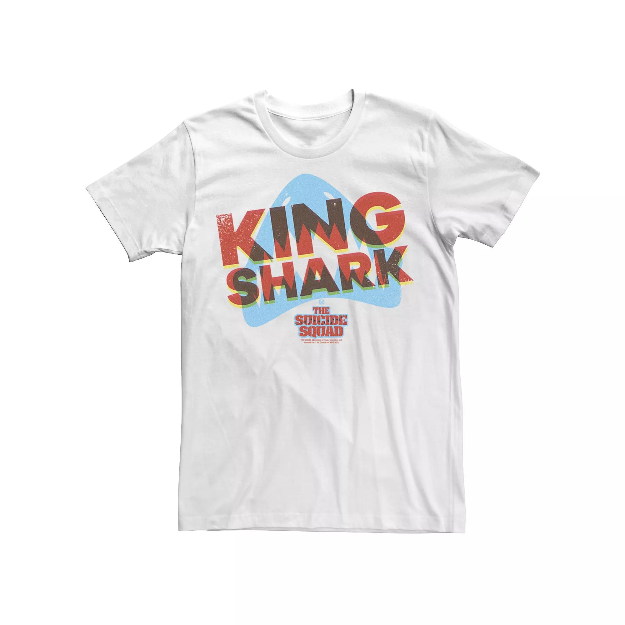 Big & Tall DC Comics The Suicide Squad King Shark Overlay Logo Tee, Boy's,  Product Image