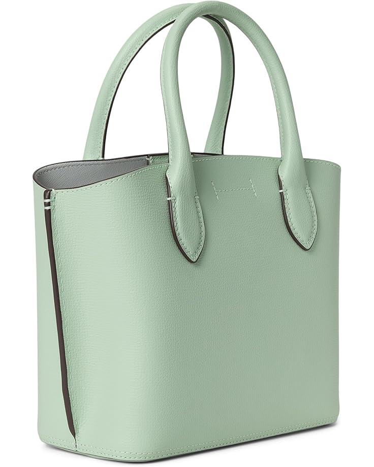 Deco Pebbled Leather Satchel Product Image