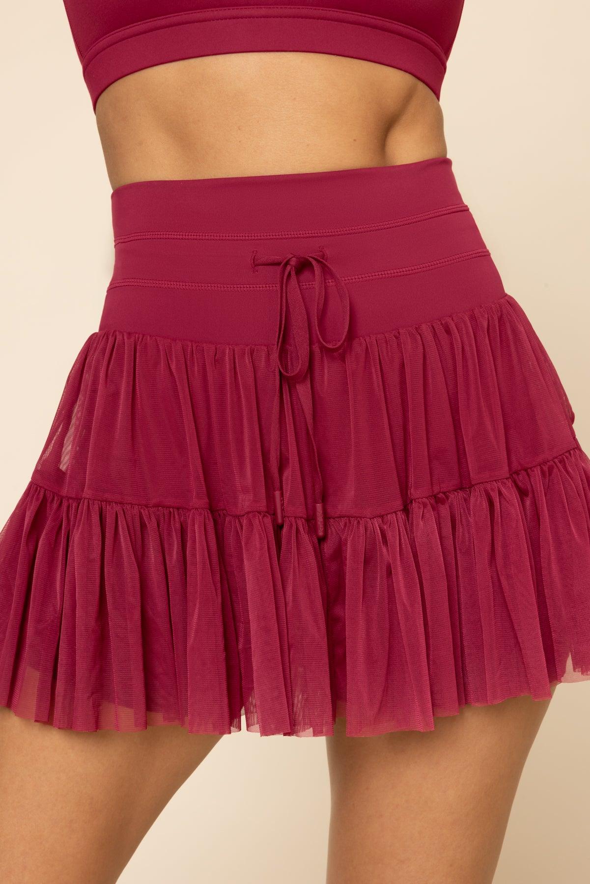 Pirouette Skort - Ruby Product Image