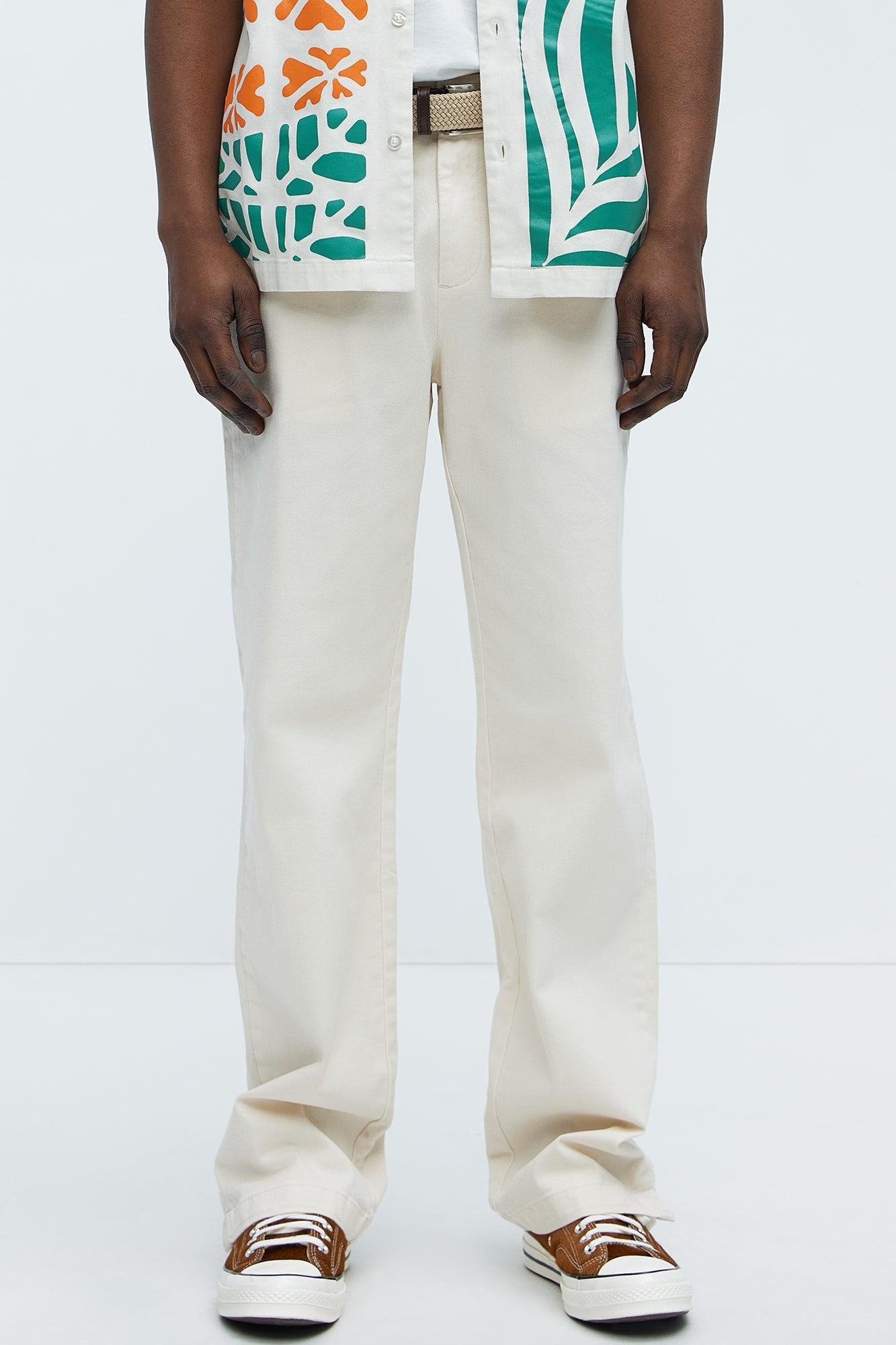 Mac Chino Straight Pants - Cream Product Image