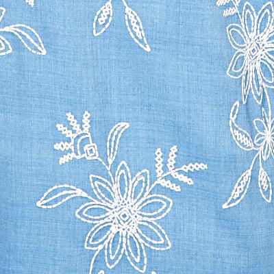 Alfred Dunner Tossed Floral Embroidered Top Product Image