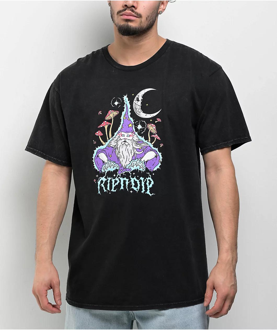 RIPNDIP Oracle Black Wash T-Shirt Product Image
