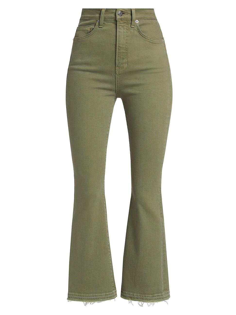 Womens Carson Flared Ankle Jeans Product Image