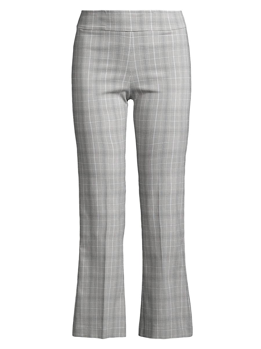 Womens Leonovelty Plaid Ankle-Crop Pants Product Image