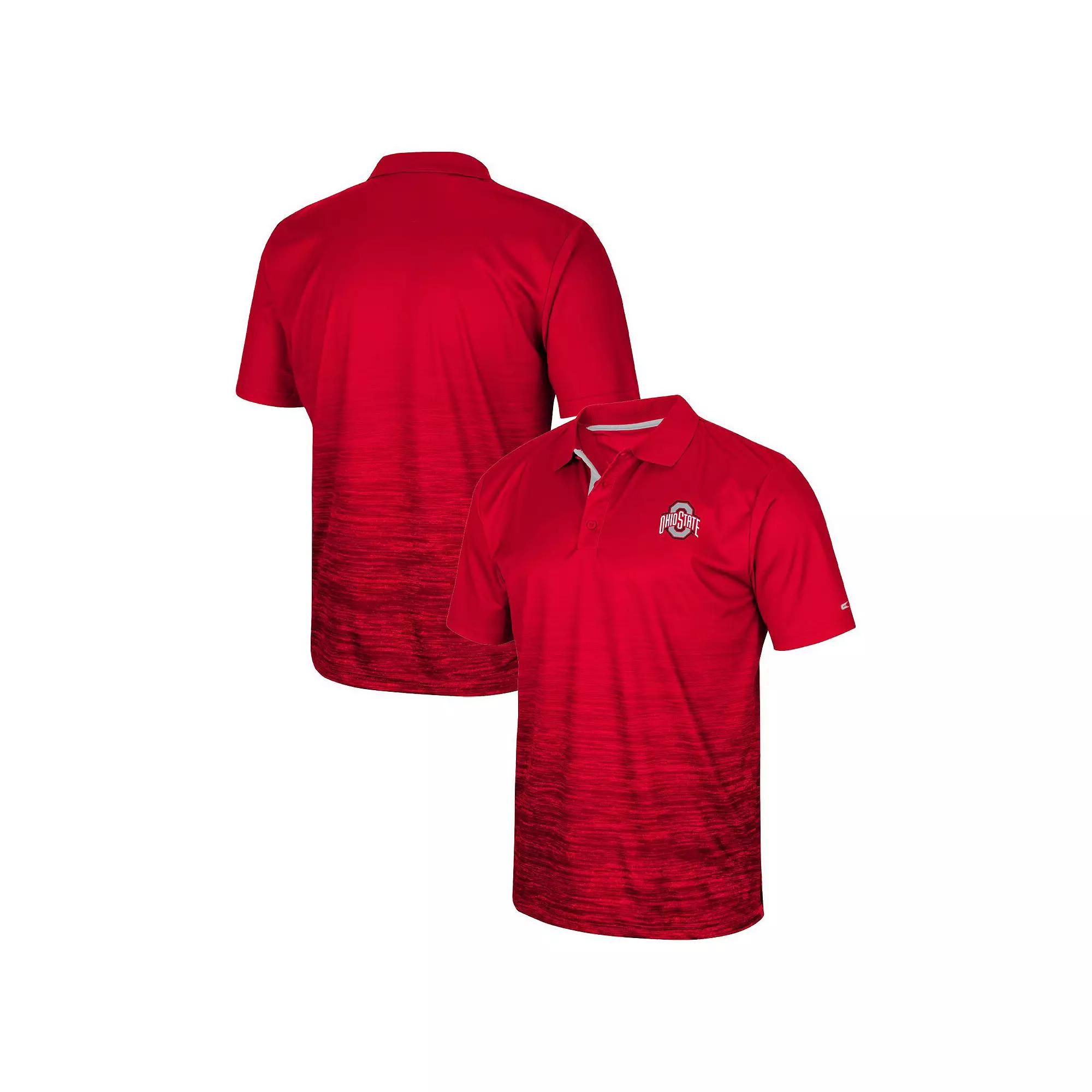 Men's Colosseum Scarlet Ohio State Buckeyes Marshall Polo, Size: XL, Red Product Image