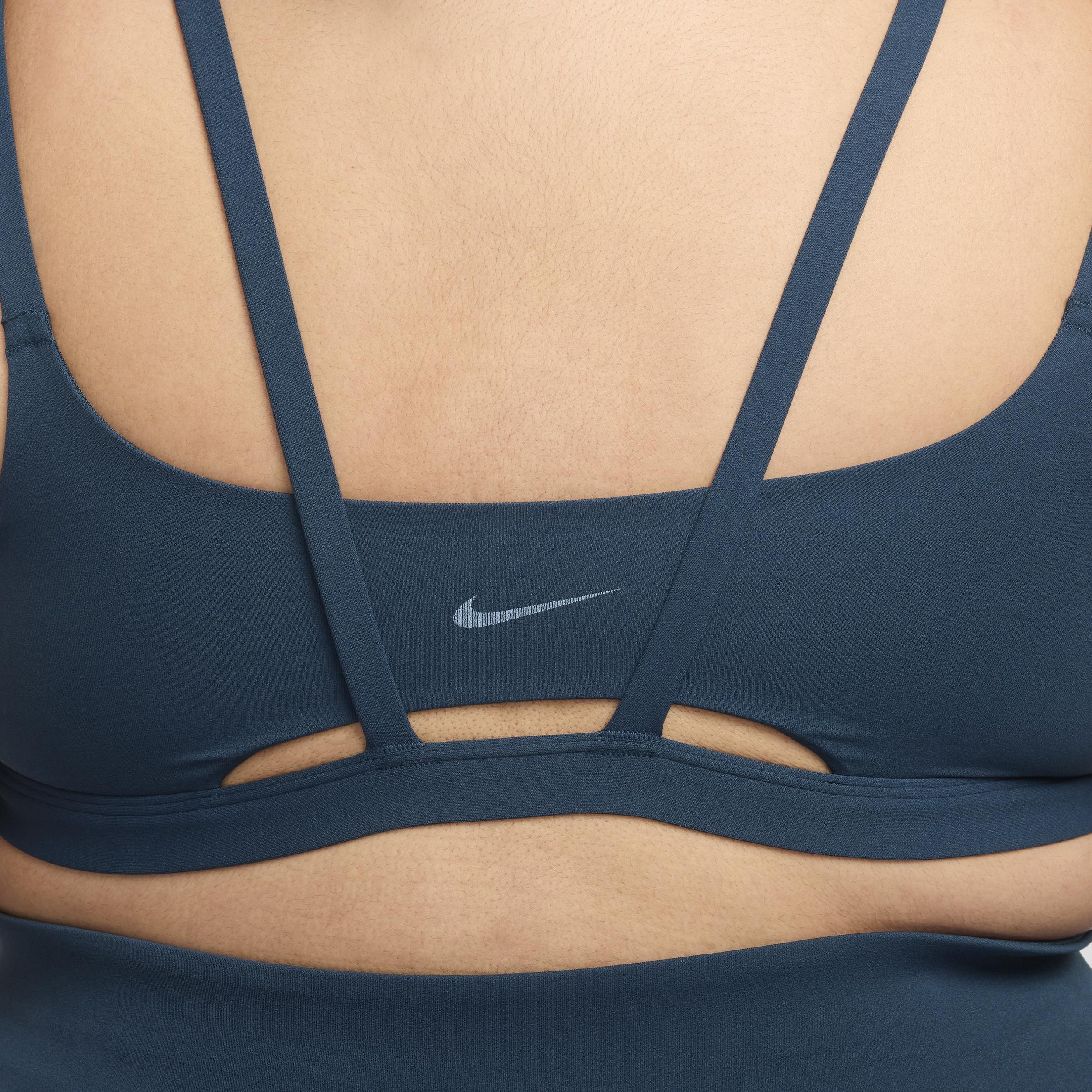 Nike Womens Zenvy Strappy Light-Support Padded Sports Bra (Plus Size) | DQ2810-478 Product Image