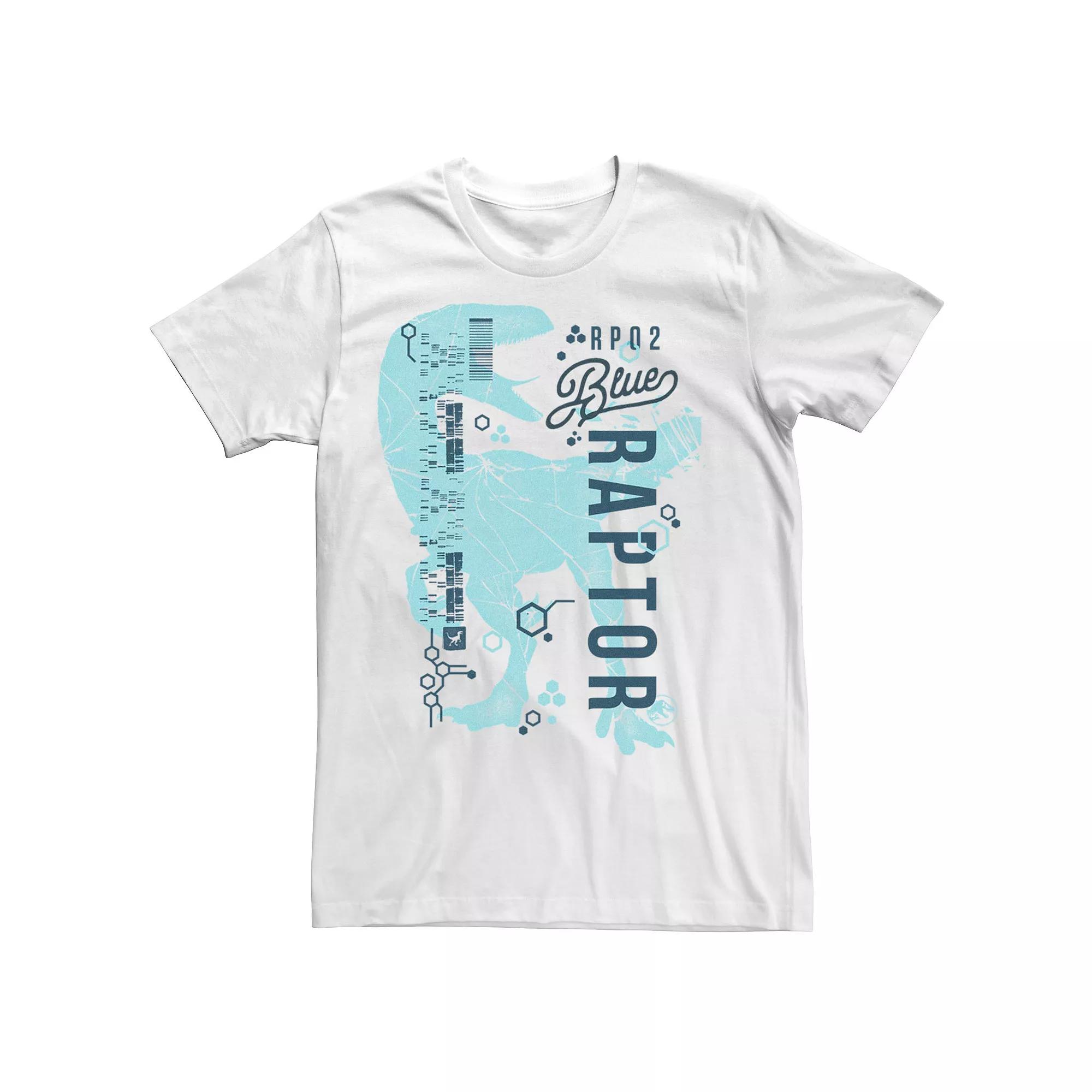 Men's Jurassic World Two Raptor DNA Code Tee,  Product Image