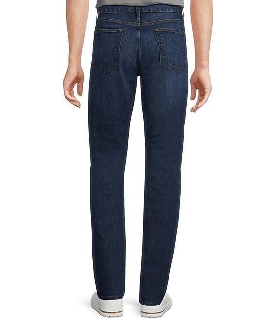 Cremieux Premium Denim Relaxed Straight Fit Medium Wash Stretch Jeans Product Image