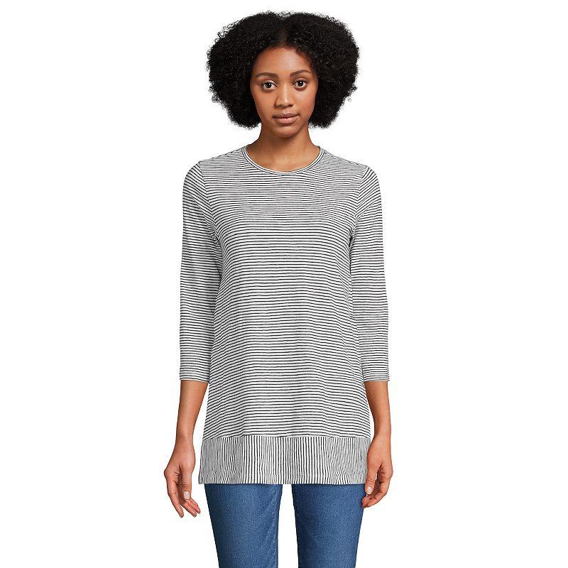 Women's Lands' End Slub Jersey Swing Tunic,  Product Image