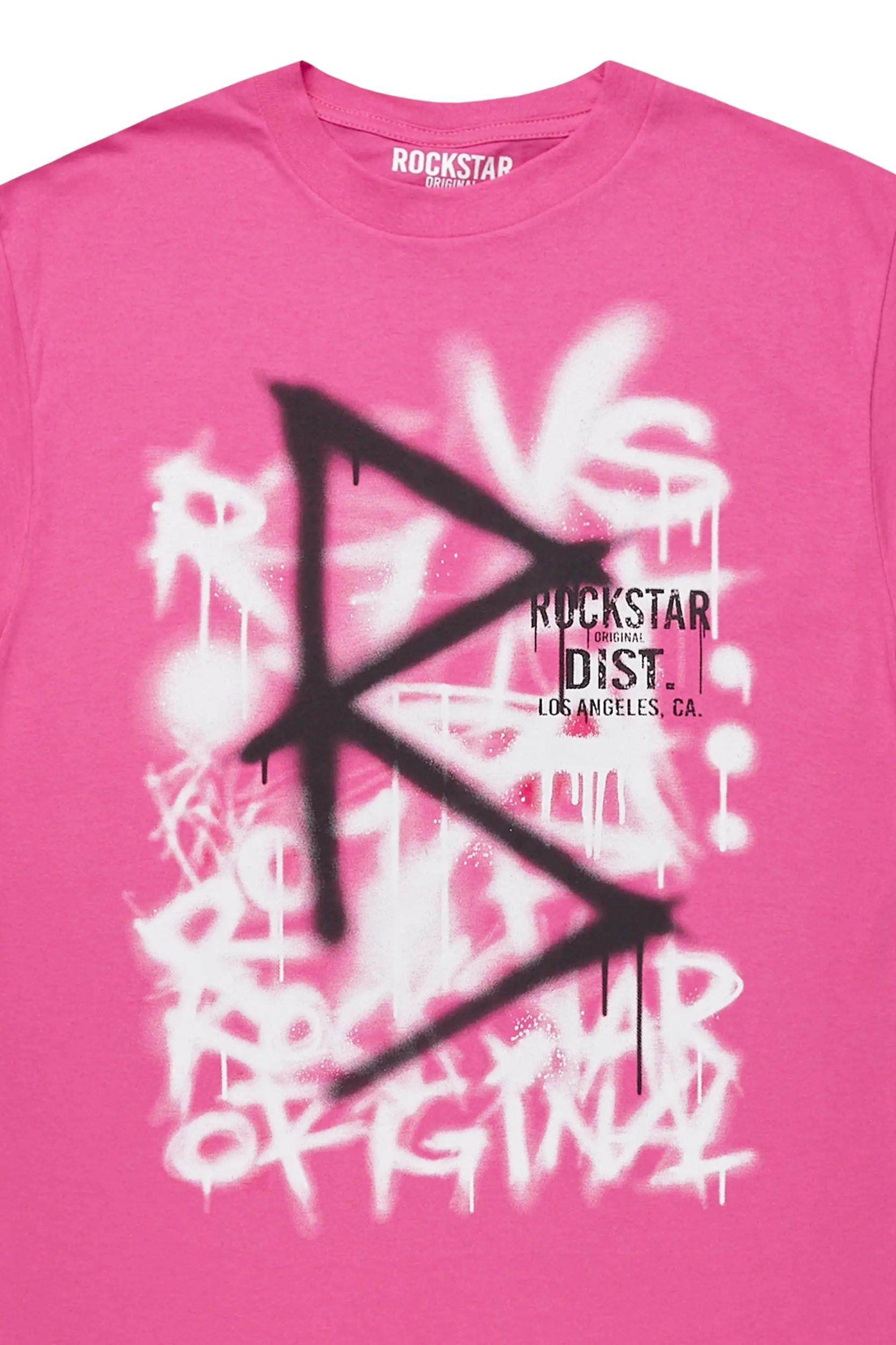 Nahomy Fuchsia Oversized Tee Female Product Image