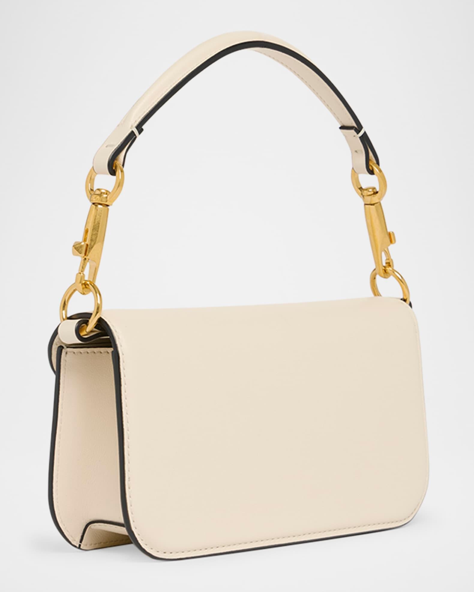 Loco Studded VLOGO Small Leather Shoulder Bag Product Image