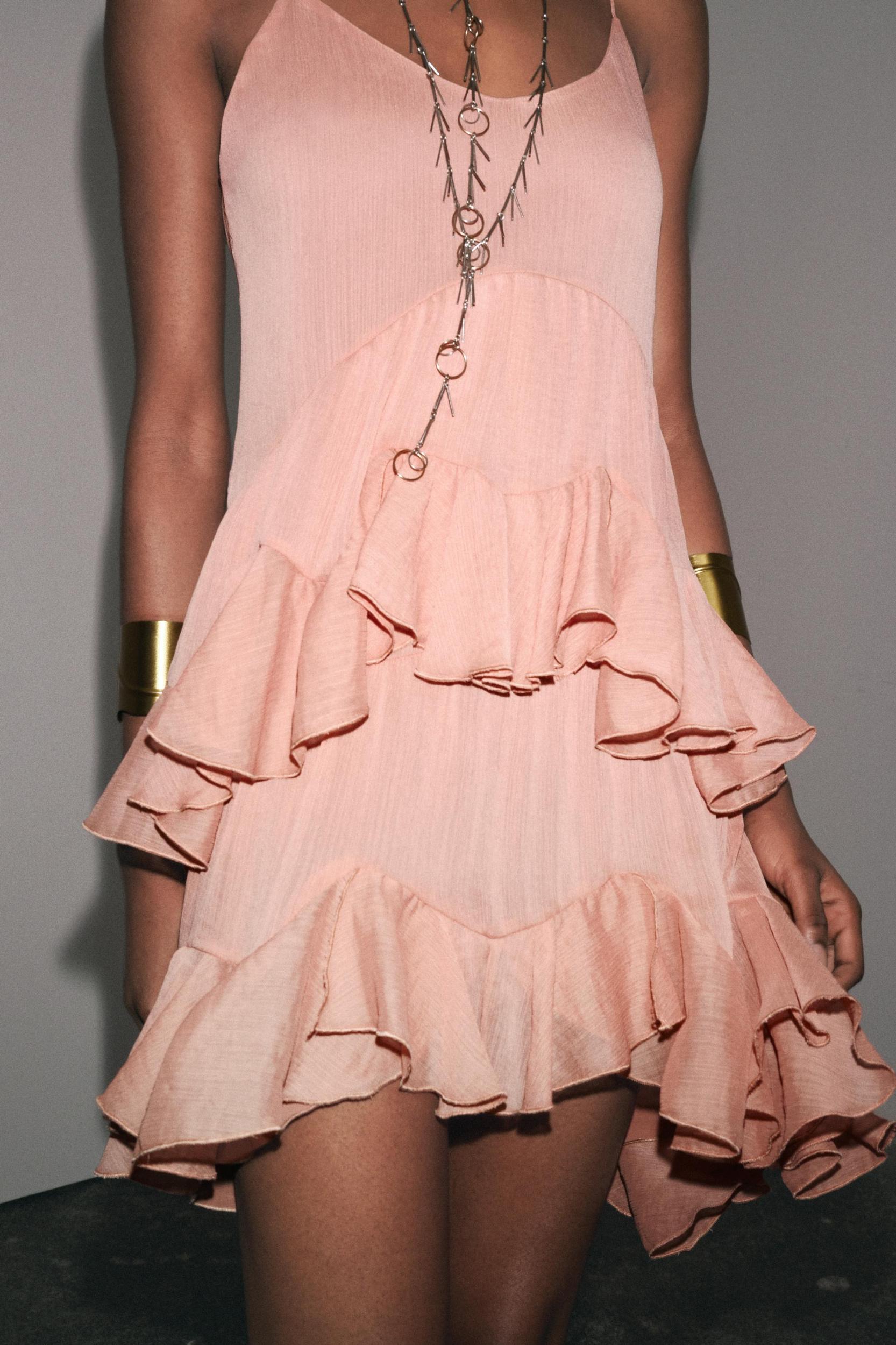 ZW COLLECTION SHORT RUFFLED DRESS Product Image