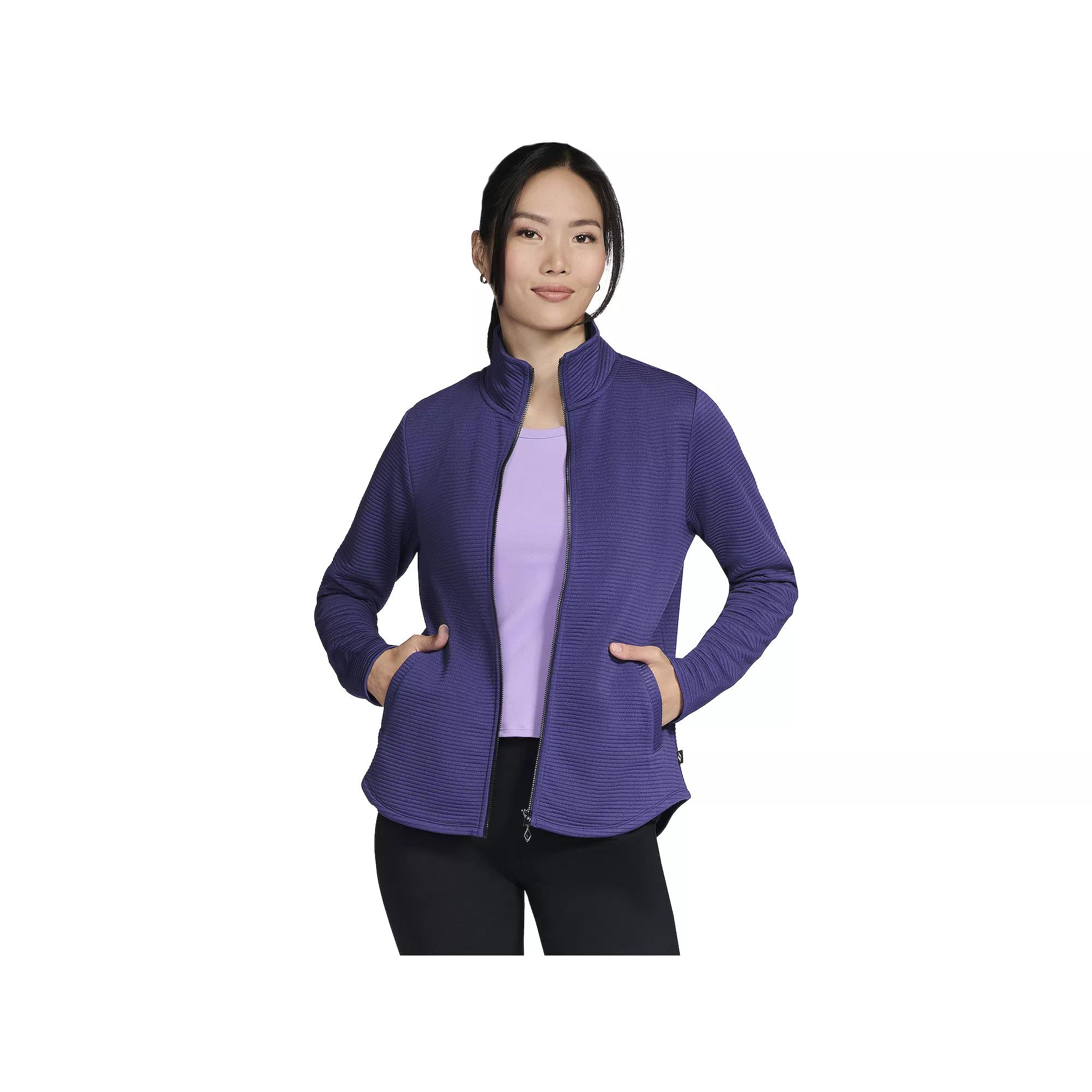 Women's Skechers® The Go Walk® Ottoman Cozy Fit Scoop Hem Jacket,  Product Image