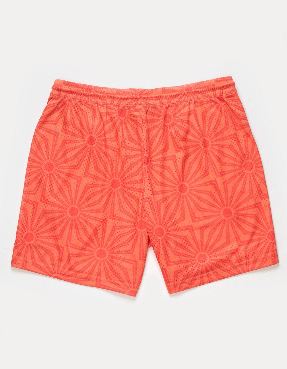 RSQ Mens 6" Mesh Shorts - RED COMBO Product Image