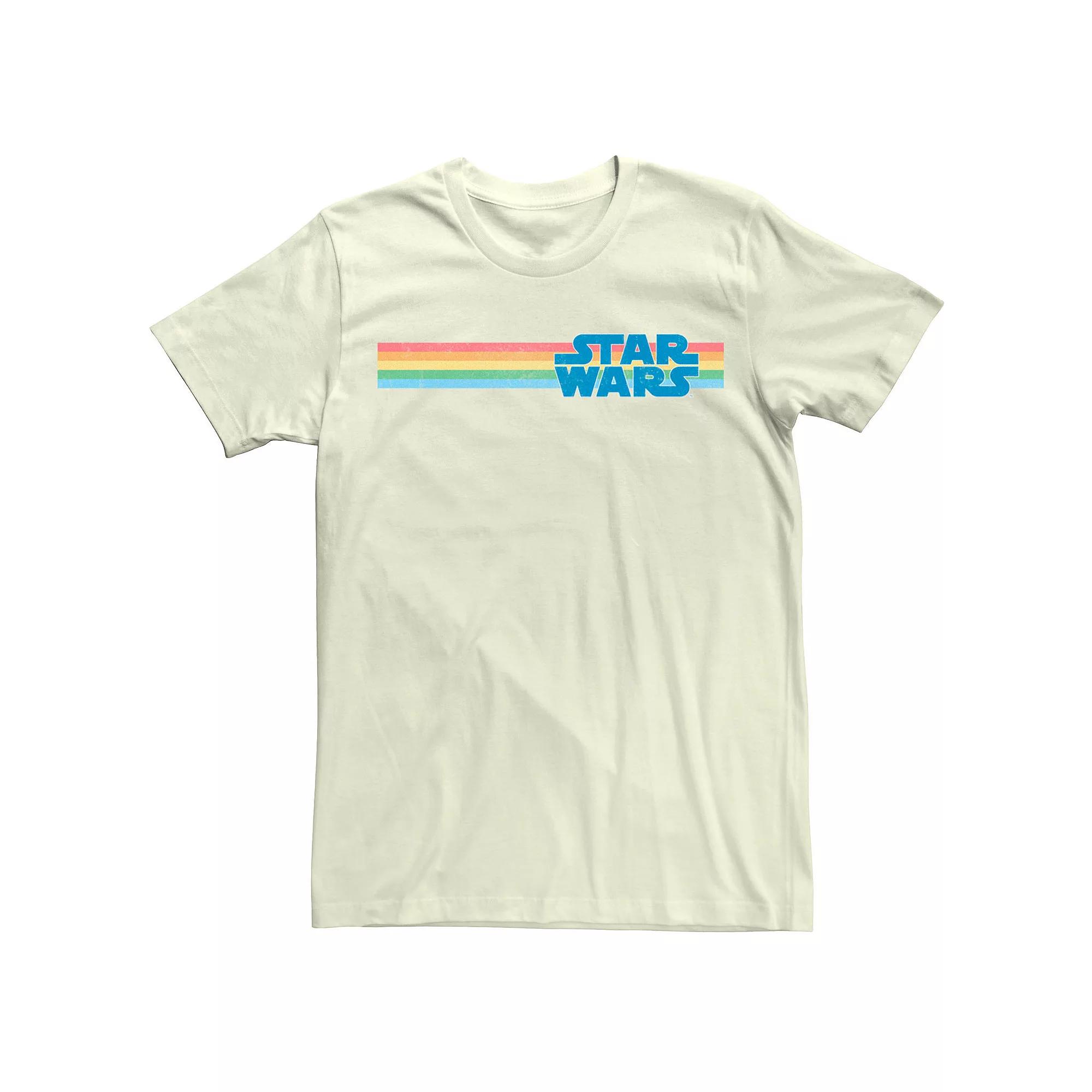 Men's Star Wars Multi Stripe Logo Tee,  Product Image