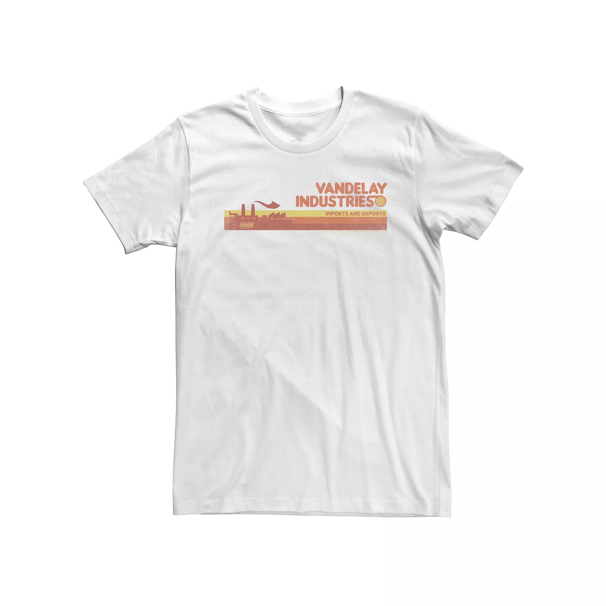 Big & Tall Seinfeld Vandelay Industries Distressed Logo Tee, Men's,  Product Image