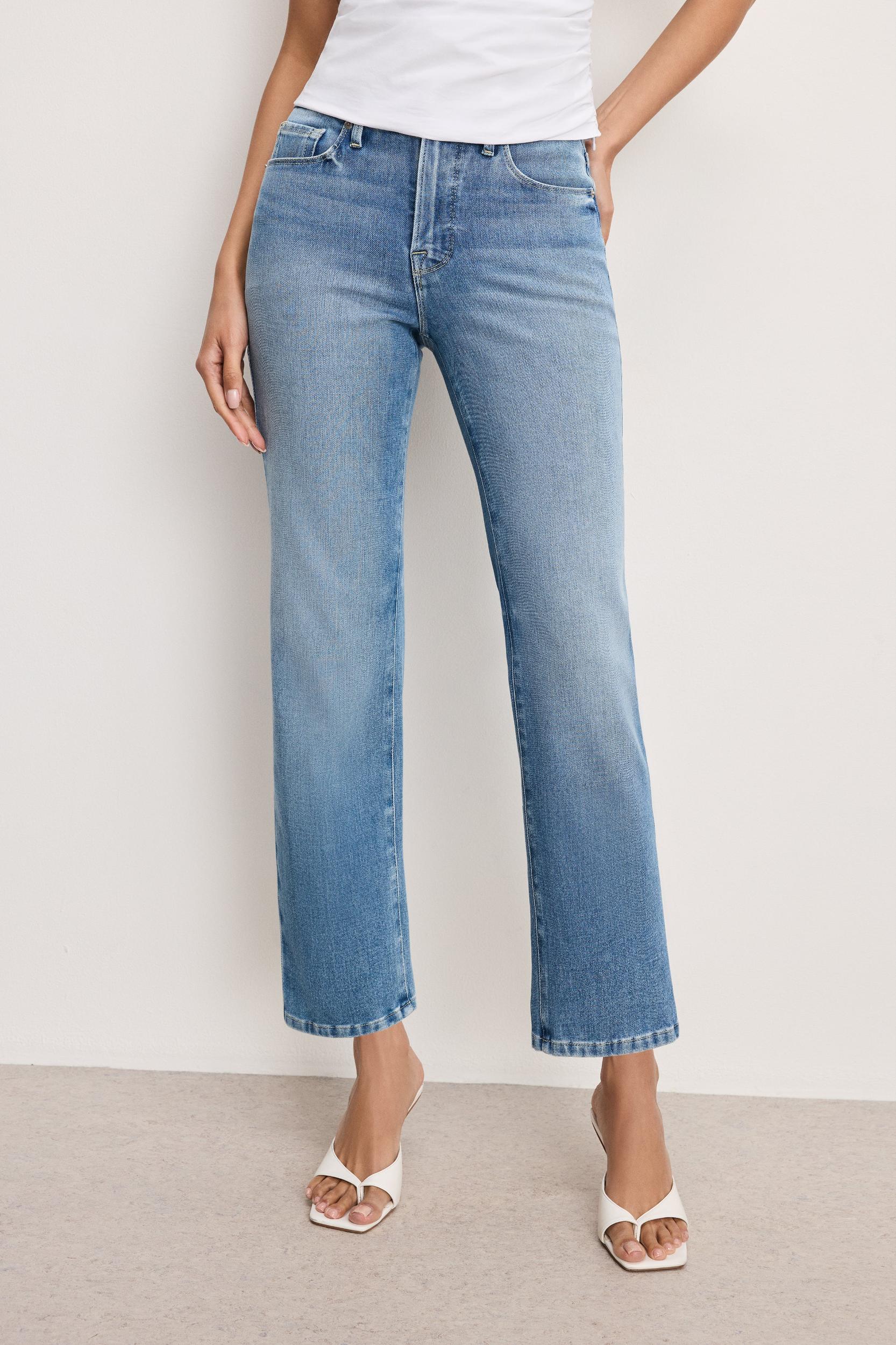 SOFT TECH GOOD LEGS STRAIGHT JEANS | INDIGO1012 Product Image