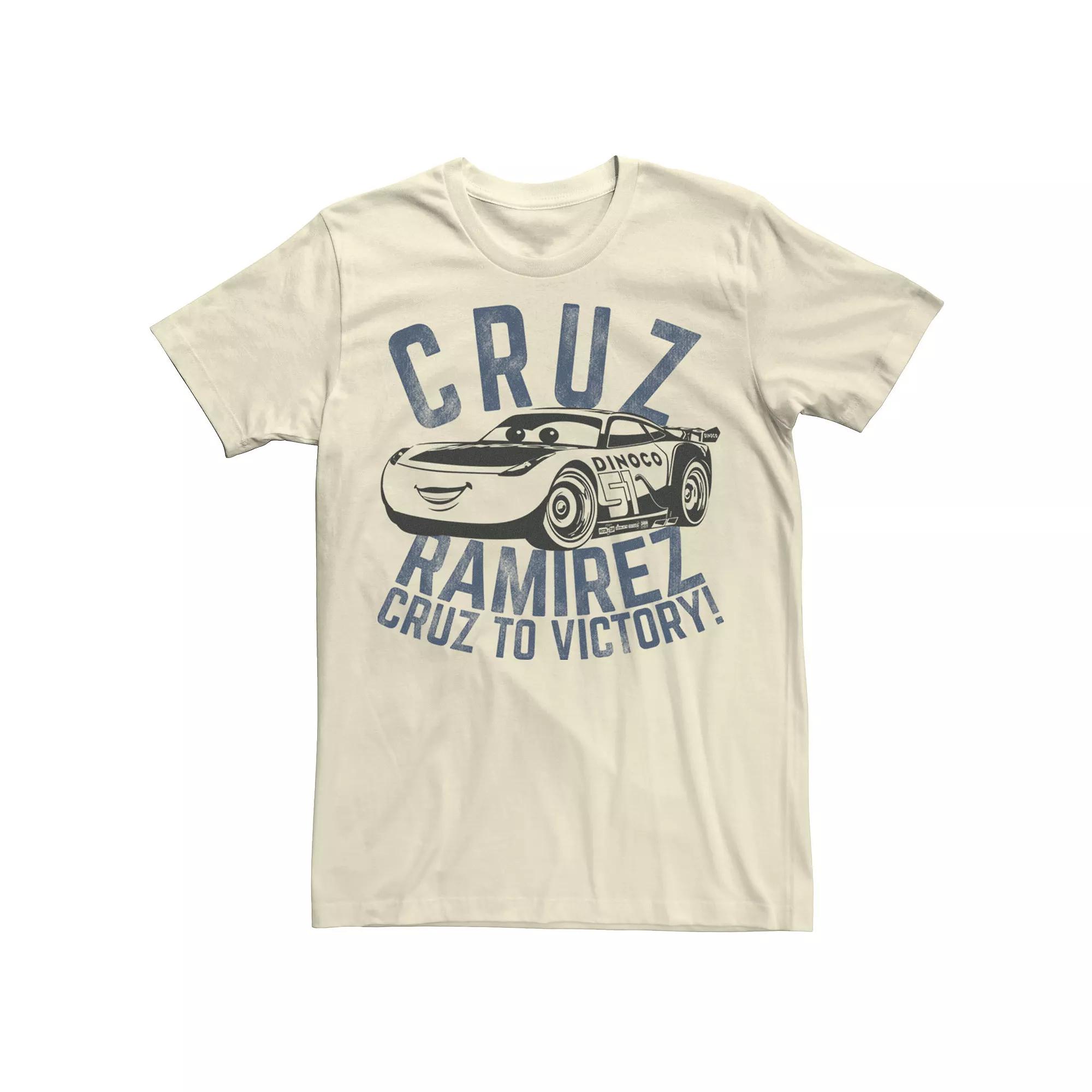 Disney / Pixar's Cars 3 Cruz Ramirez Men's To Victory Tee, Size: 3XL, Natural Product Image
