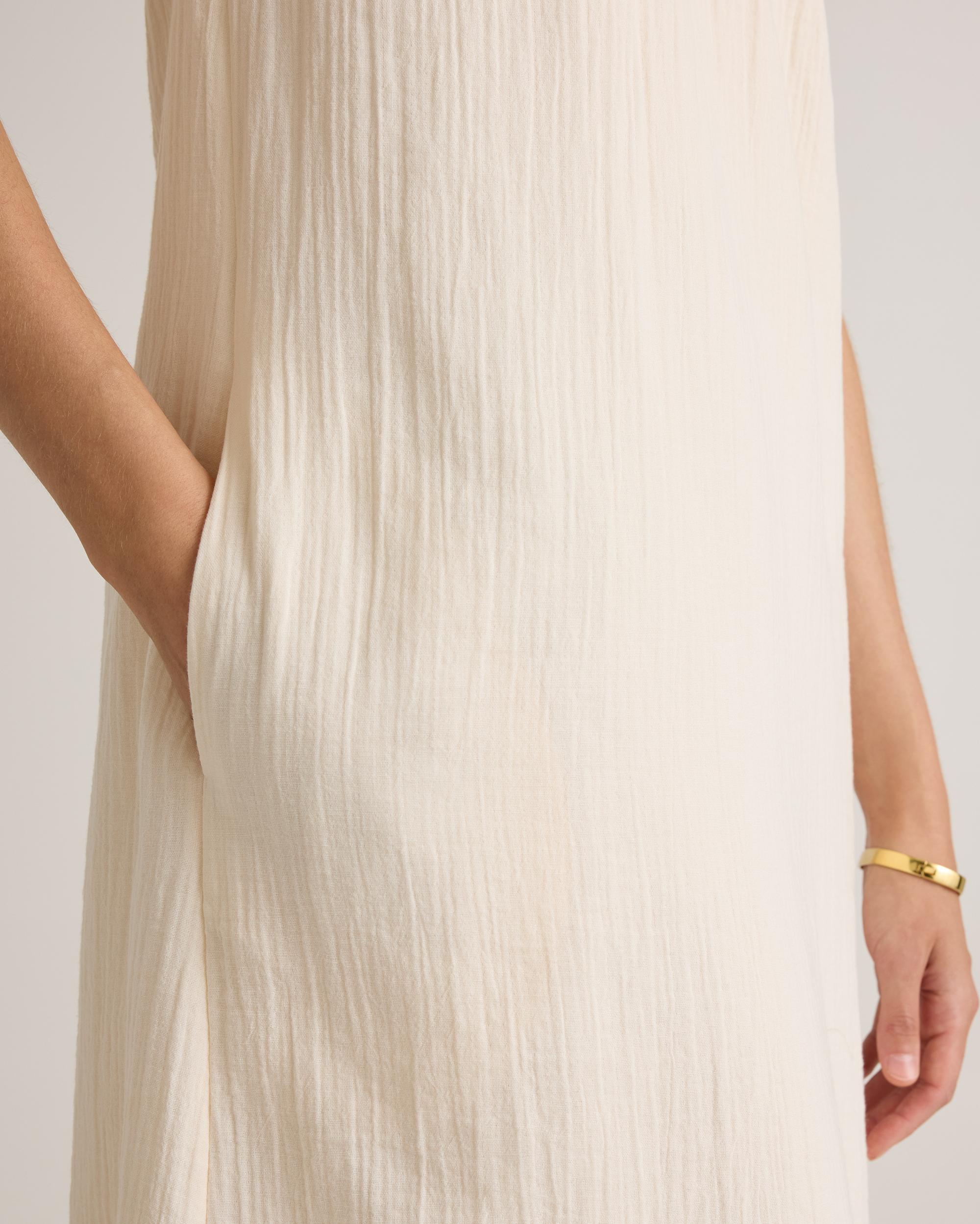Quince | Women's Gauze Sleeveless Maxi Dress Size XL, Organic Cotton Product Image