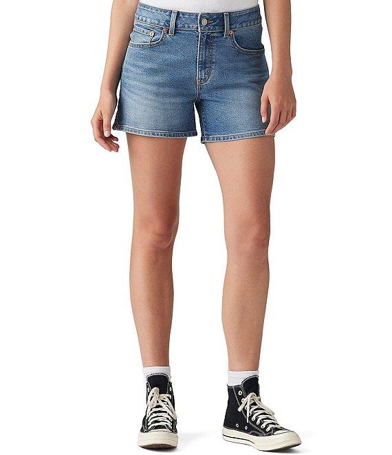 Levi's® Mid Rise Stretch Denim Shorts Product Image