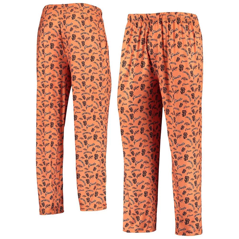 Men's FOCO Orange San Francisco Giants Cooperstown Collection Repeat Pajama Pants,  Product Image