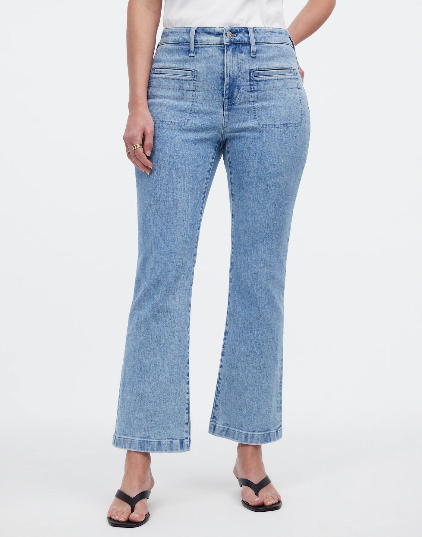 The Tall Curvy Kick Out Crop Jean Product Image