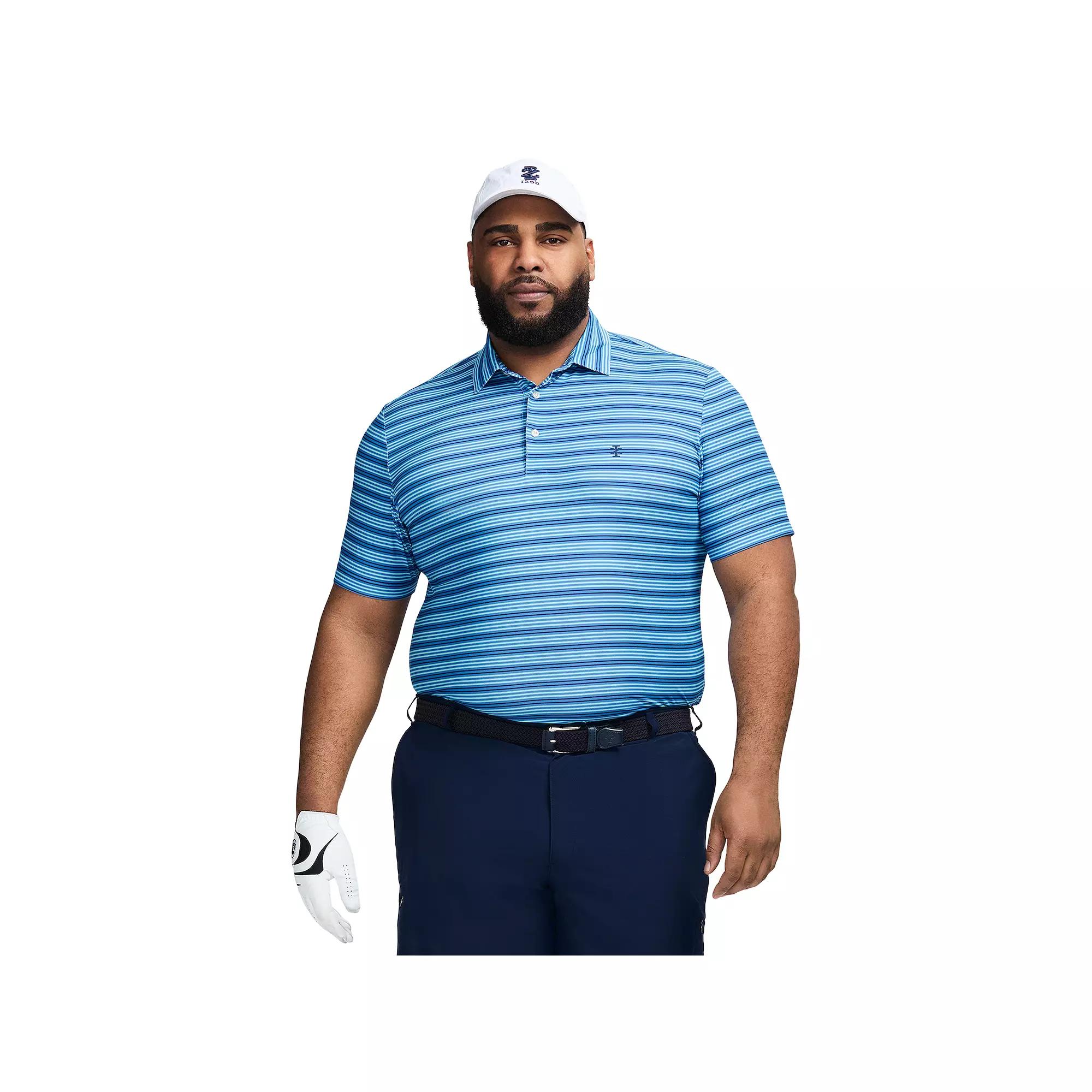 Big & Tall IZOD Swingflex Elite Golf Short Sleeve Polo Shirt, Men's,  Product Image
