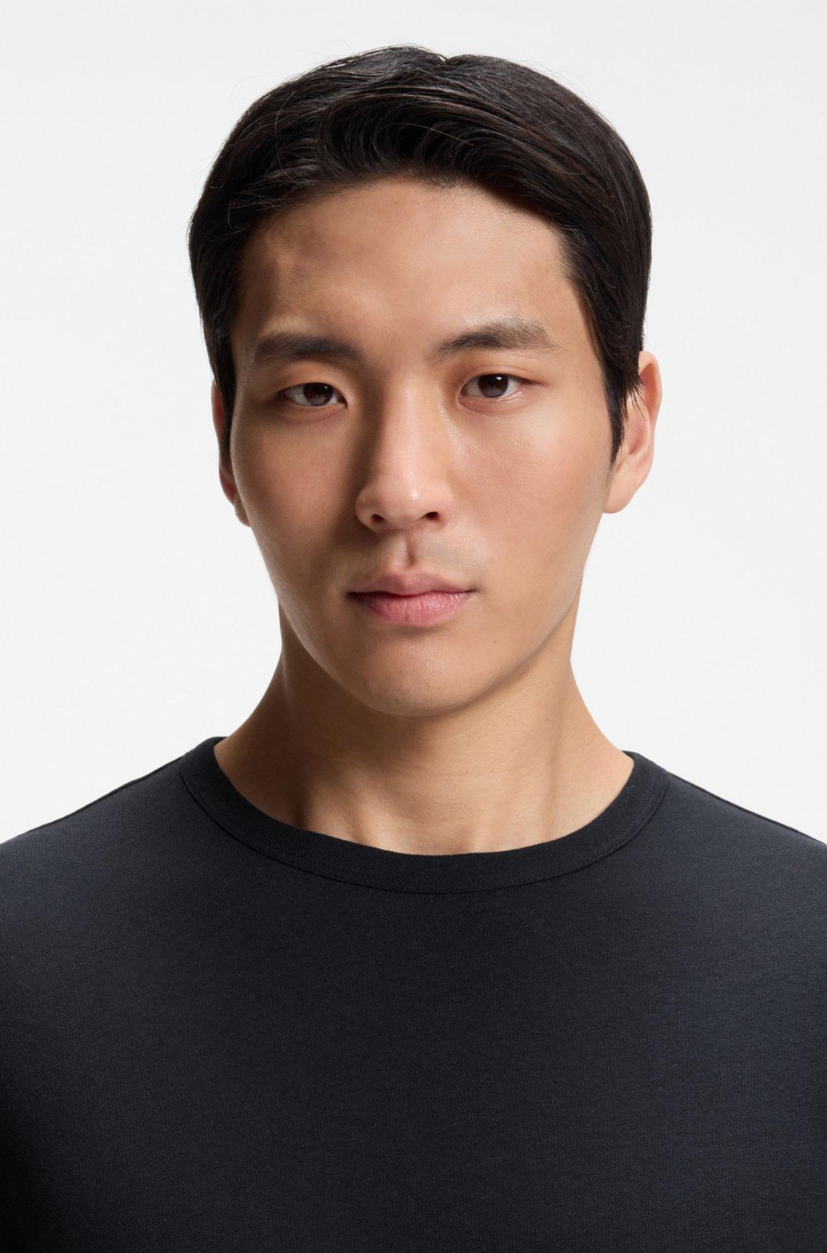 Cotton-linen T-shirt in a regular fit Product Image
