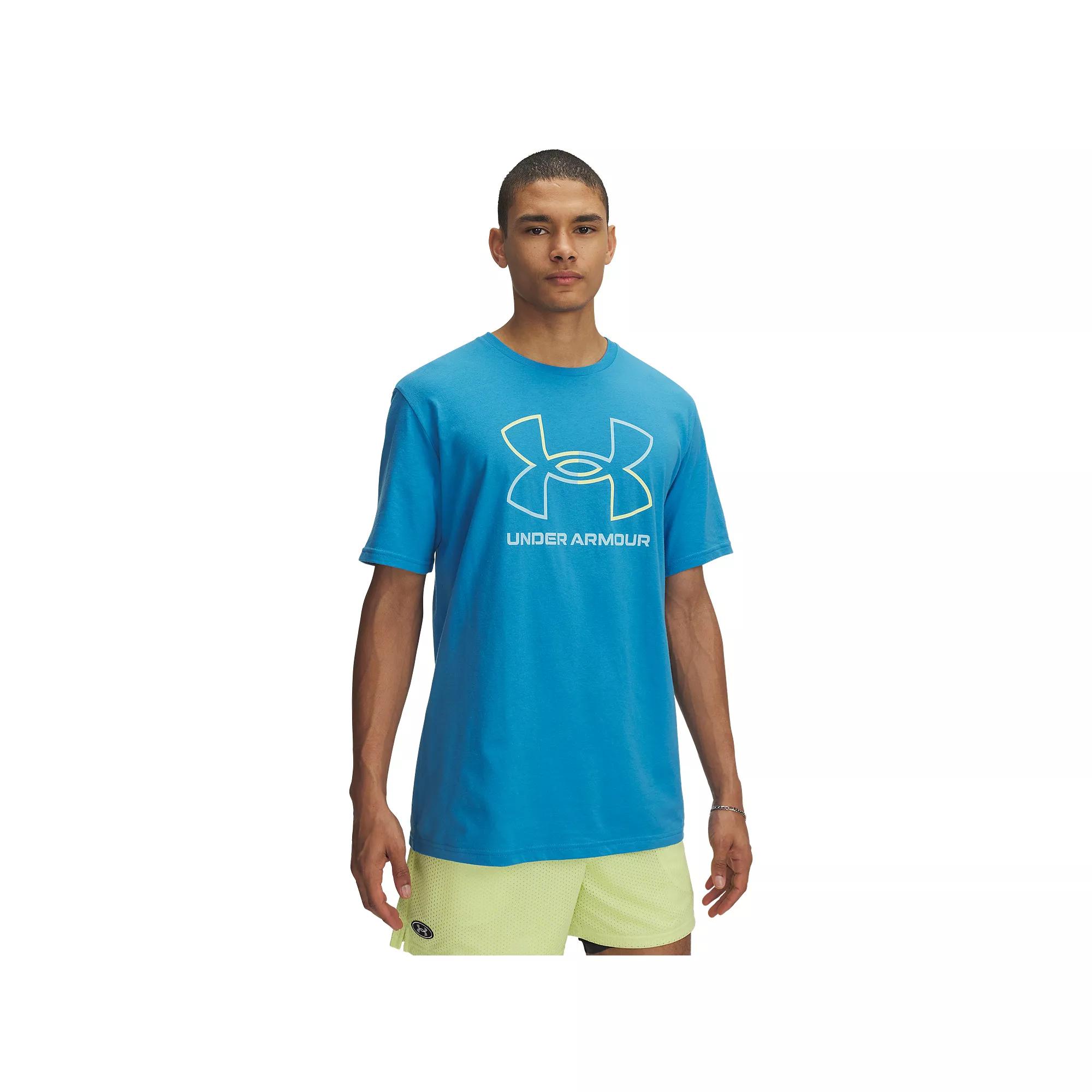 Men's Under Armour Foundation Short Sleeve Tee, Size: Large, Ether Product Image