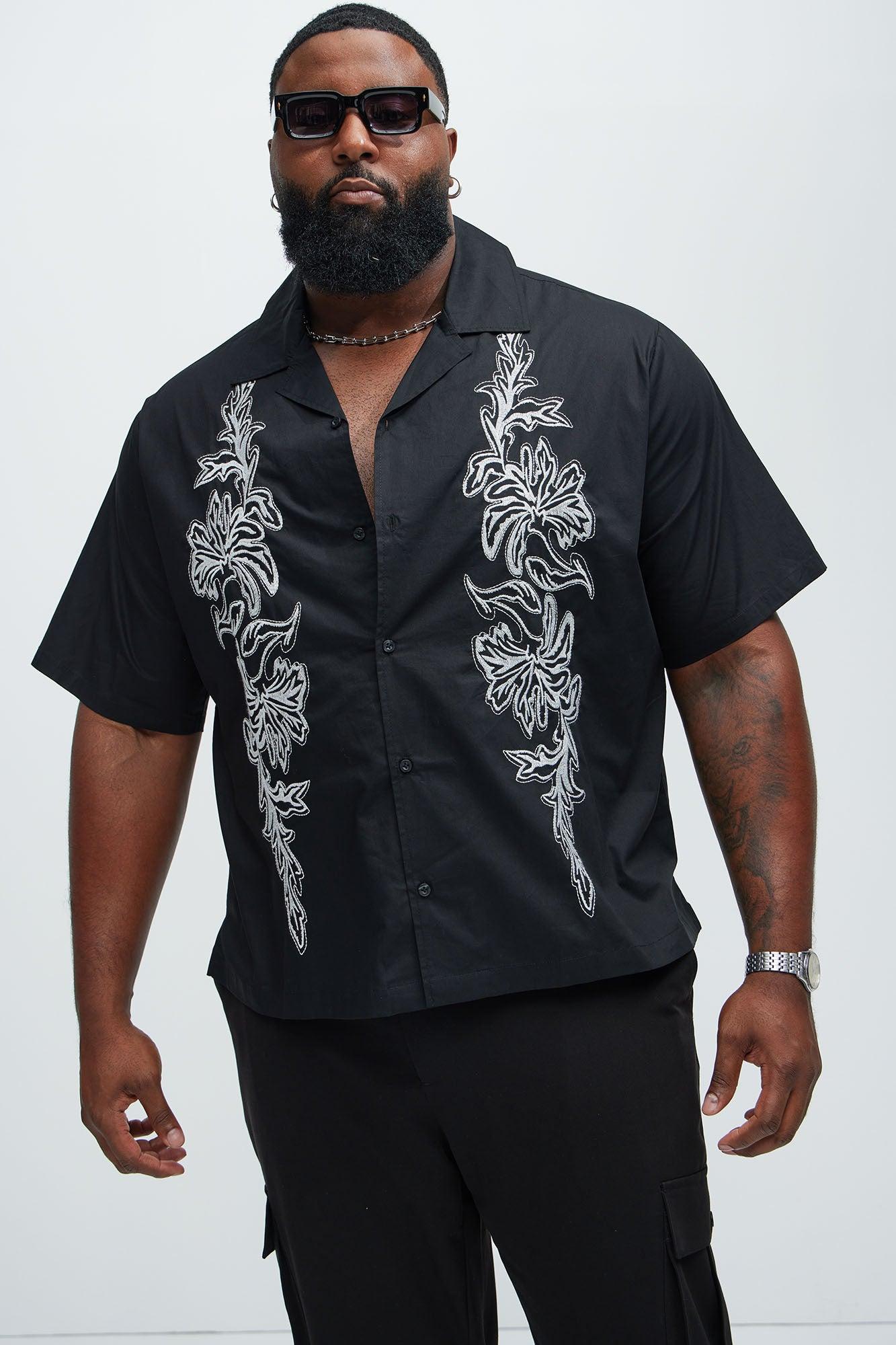 Deering Embroidery Shirt - Black Product Image