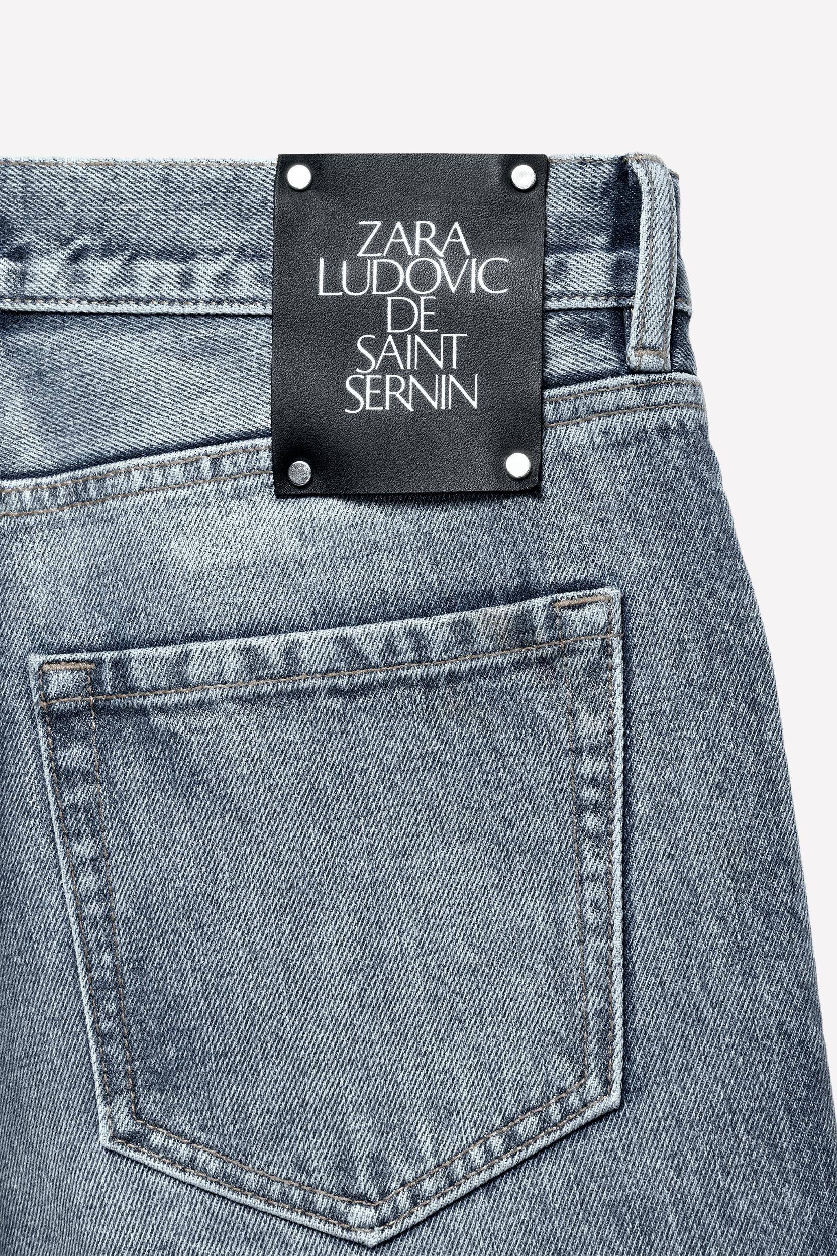 WAXED FLARE FIT JEANS LUDOVIC DE SAINT SERNIN x ZARA Product Image
