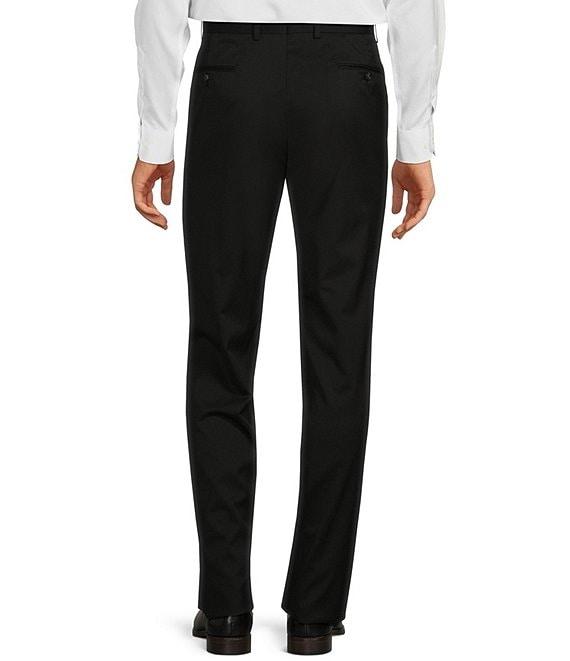 Hart Schaffner Marx Chicago Classic Fit Flat Front Solid Dress Pants Product Image