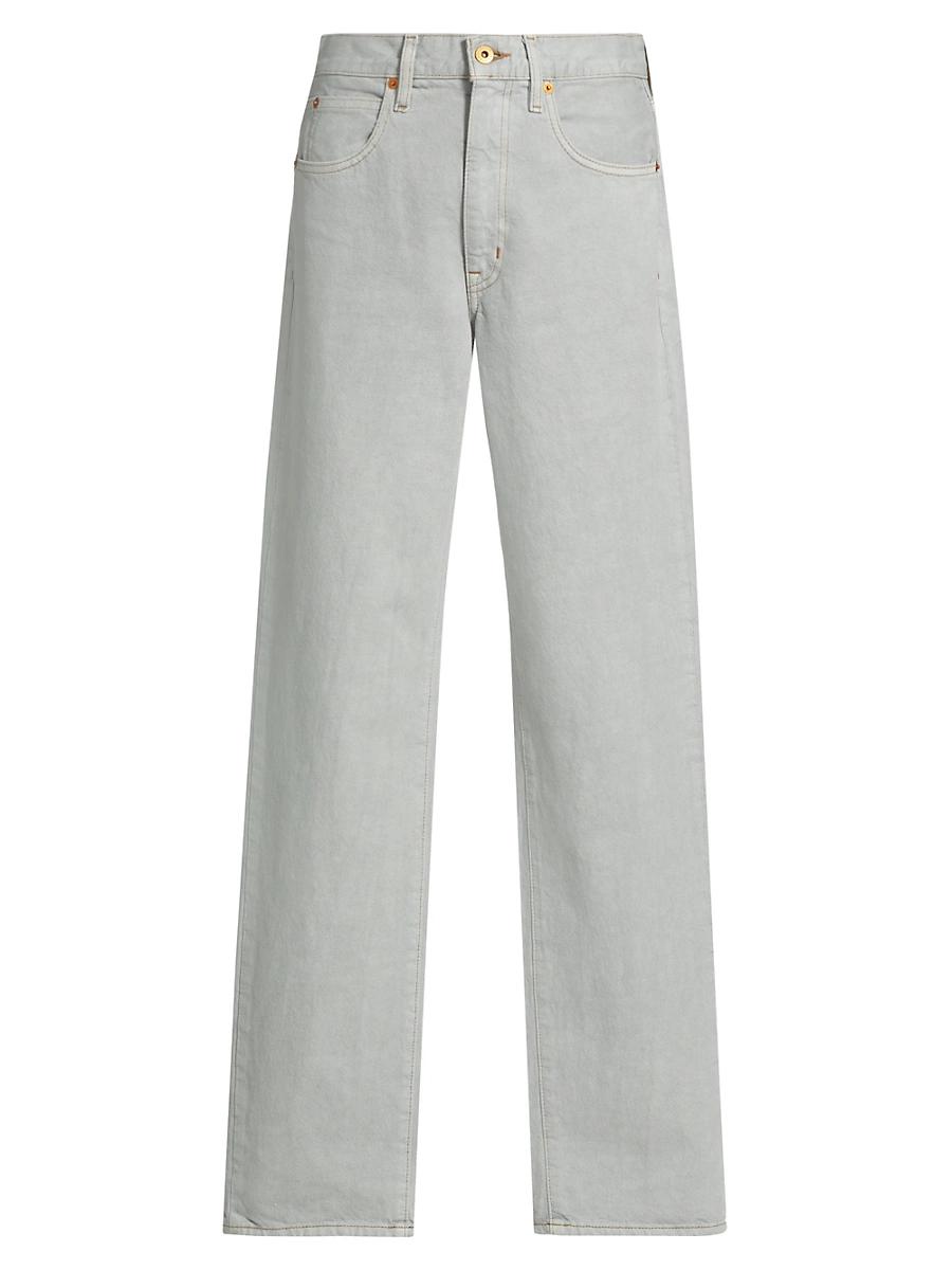 Womens Sophie Mid-Rise Straight-Leg Jeans Product Image