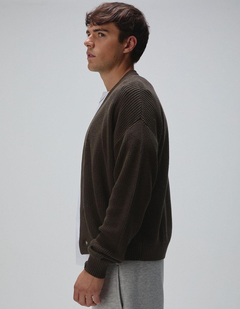 RSQ Mens Cardigan - OLIVE Product Image