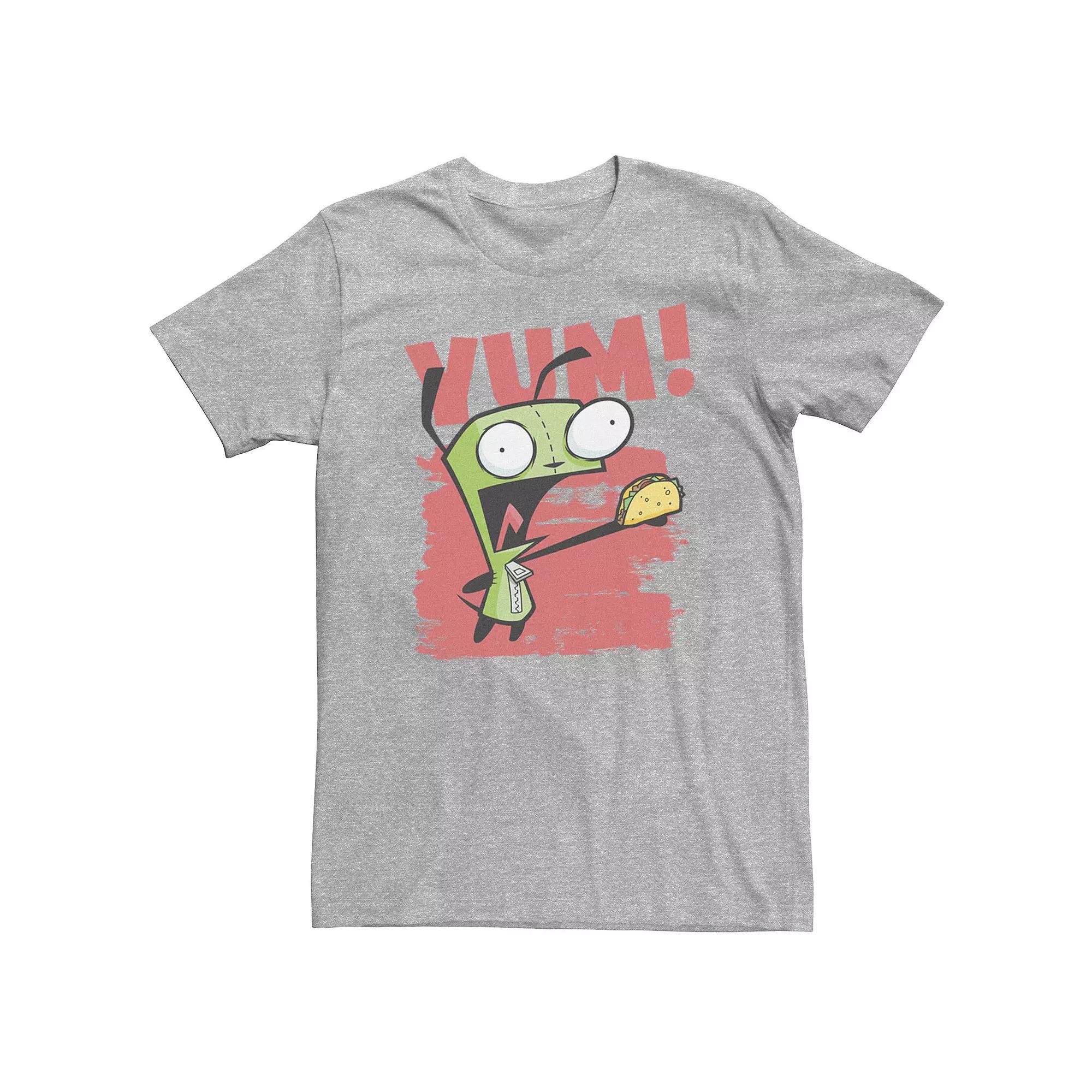 Big & Tall Nickelodeon Invader Zim Gir Screaming Yum! Taco Portrait Tee, Men's,  Product Image