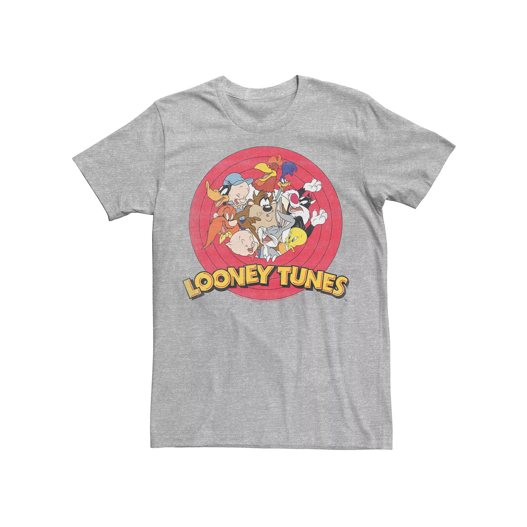 Men's Looney Tunes Classic Circle Lineup Group Shot Tee,  Product Image