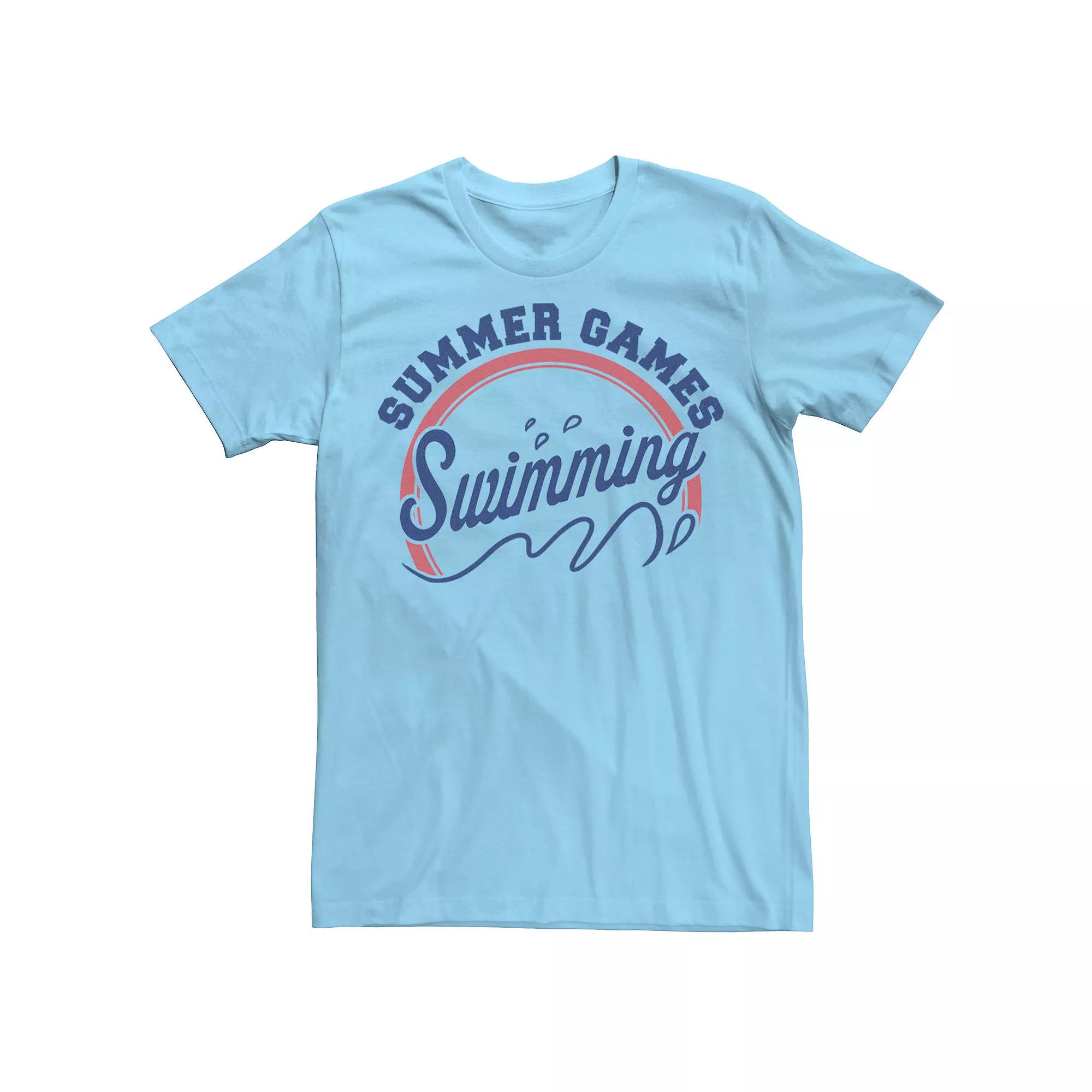 Men's Summer Games Swimming Tee,  Product Image