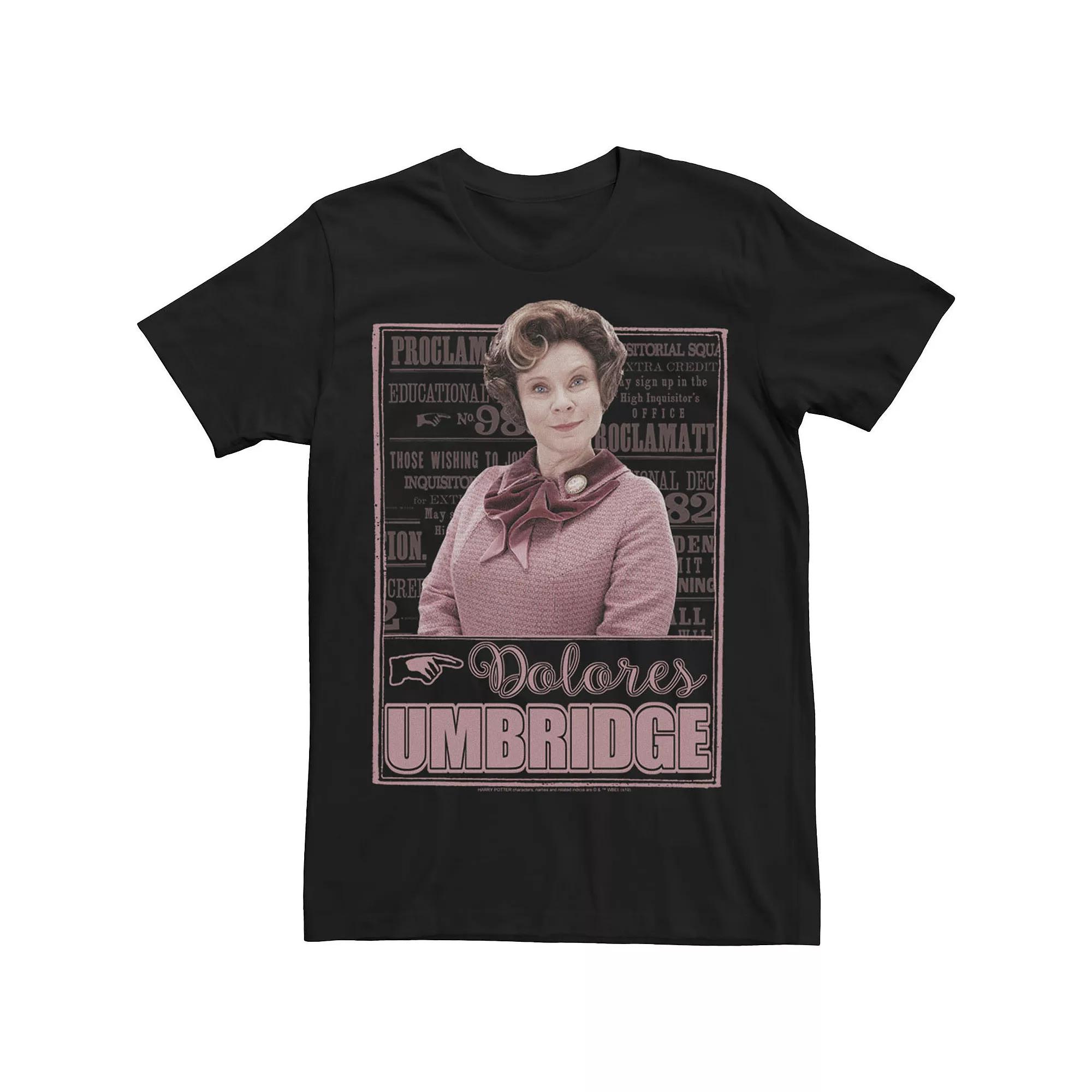 Men's Harry Potter Dolores Umbridge Proclamation Portrait Tee,  Product Image