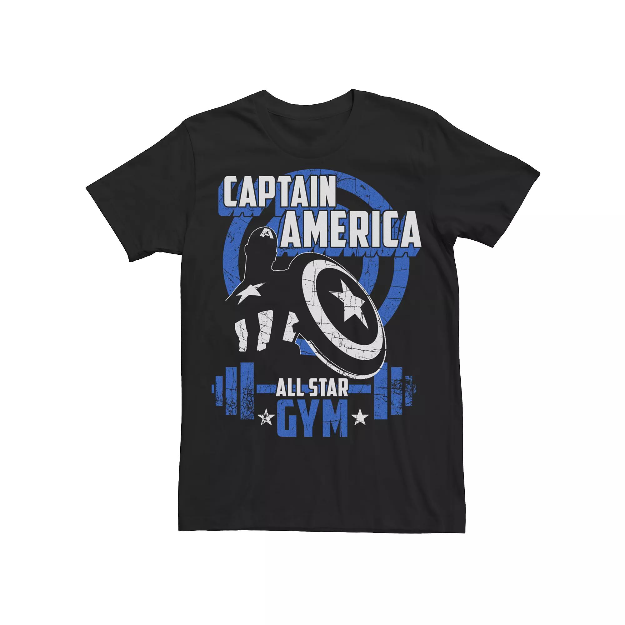 Mens Avengers Captain American Gym Tee Product Image