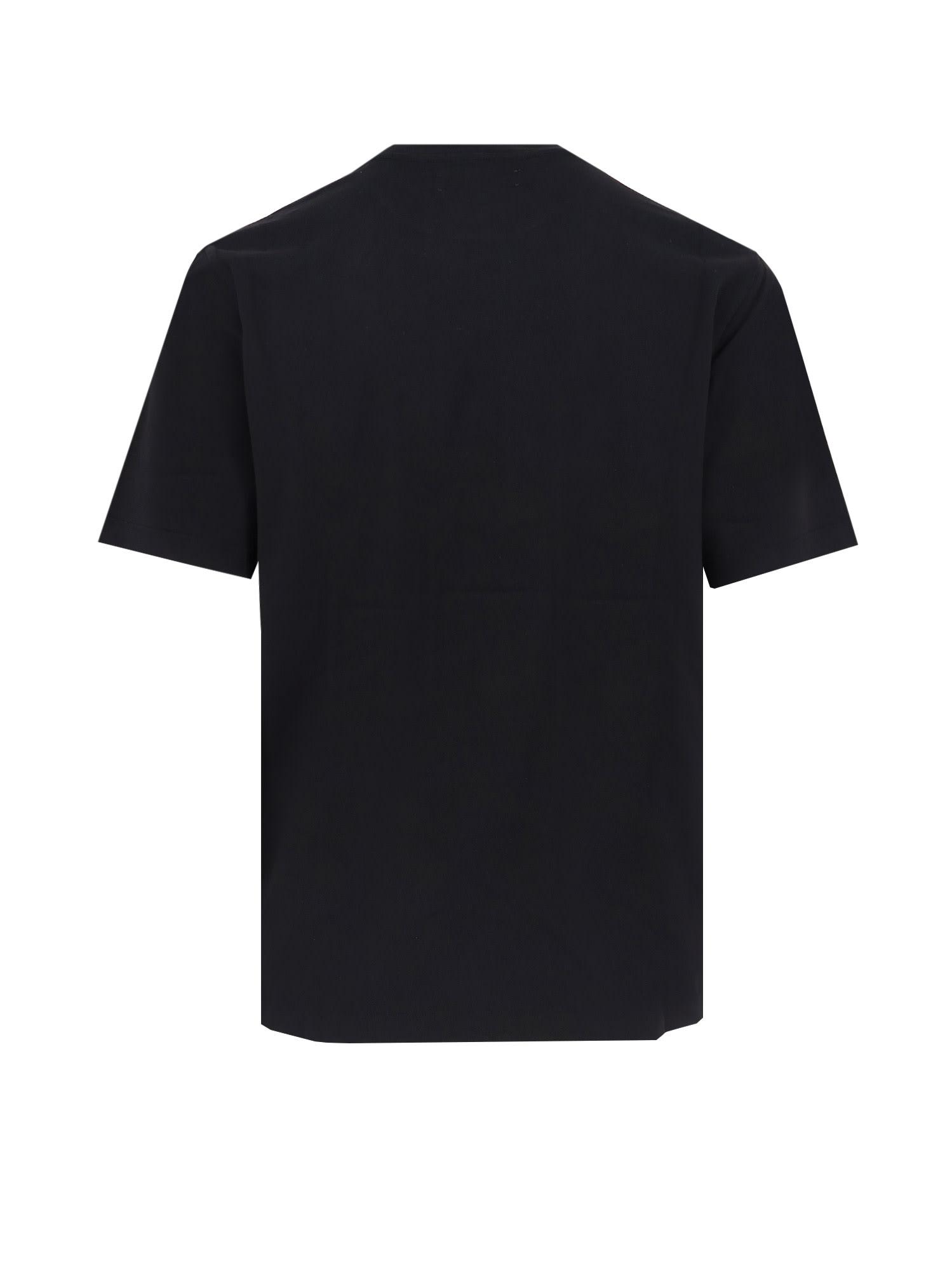 AMIRI Black Cotton T-shirt With Bold Logo Statement Product Image