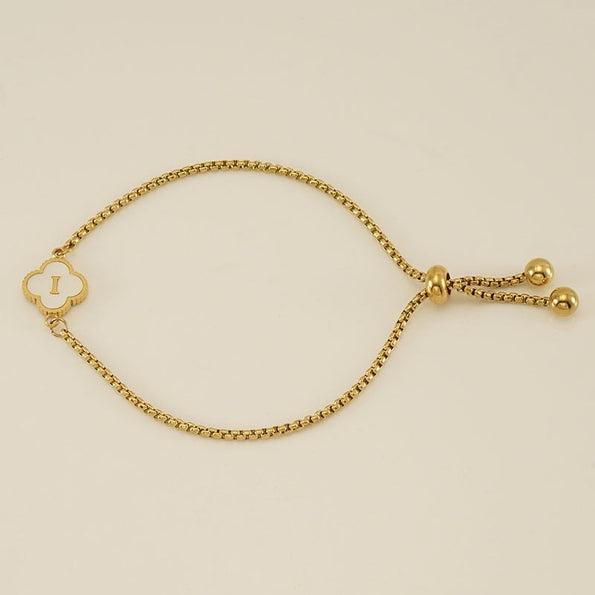 Clover Initial Bracelets Product Image