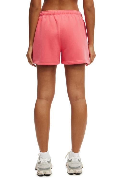 COTTON ON BODY Women's Active Plush Essential Gym Short in Coral Paradise at Nordstrom, Size Large Product Image