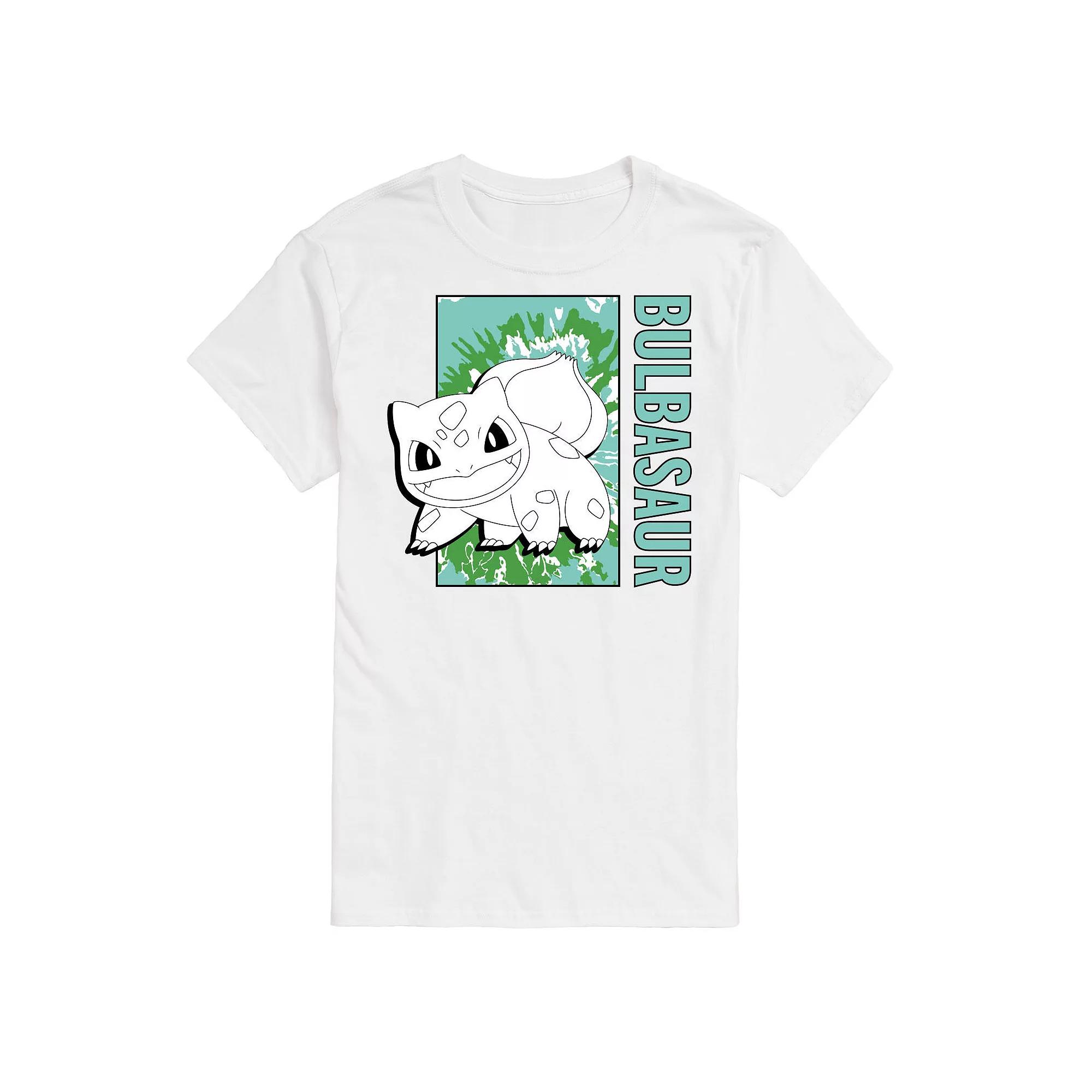 Big & Tall Pokémon Tie Dye Bulbasaur Graphic Tee, Men's,  Product Image