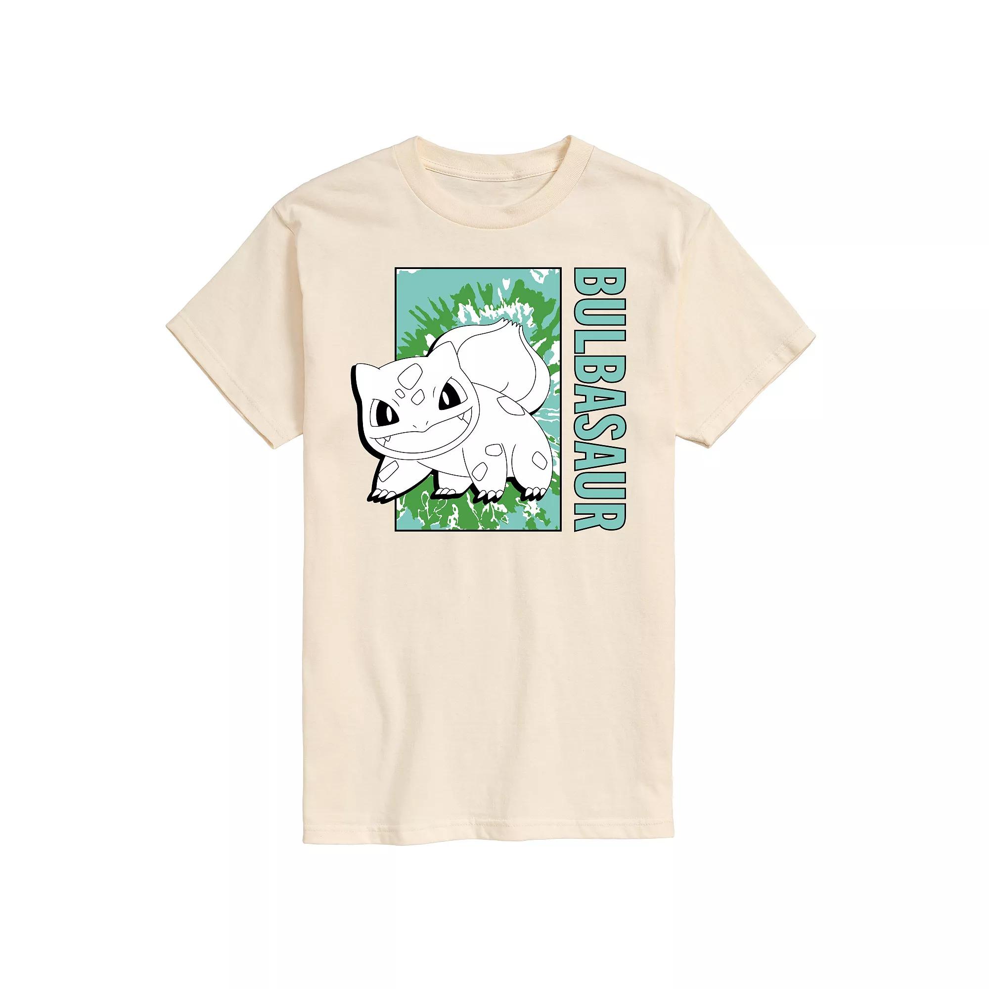 Men's Pokemon Tie Dye Bulbasaur Tee,  Product Image
