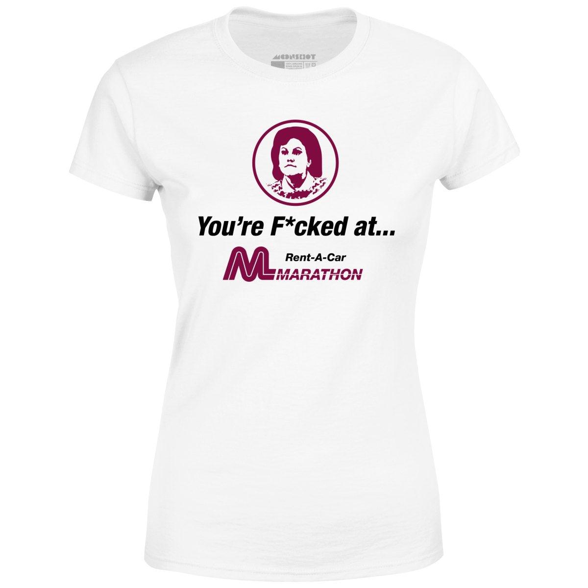 Marathon Car Rental - Planes, Trains and Automobiles - Women's T-Shirt Female Product Image
