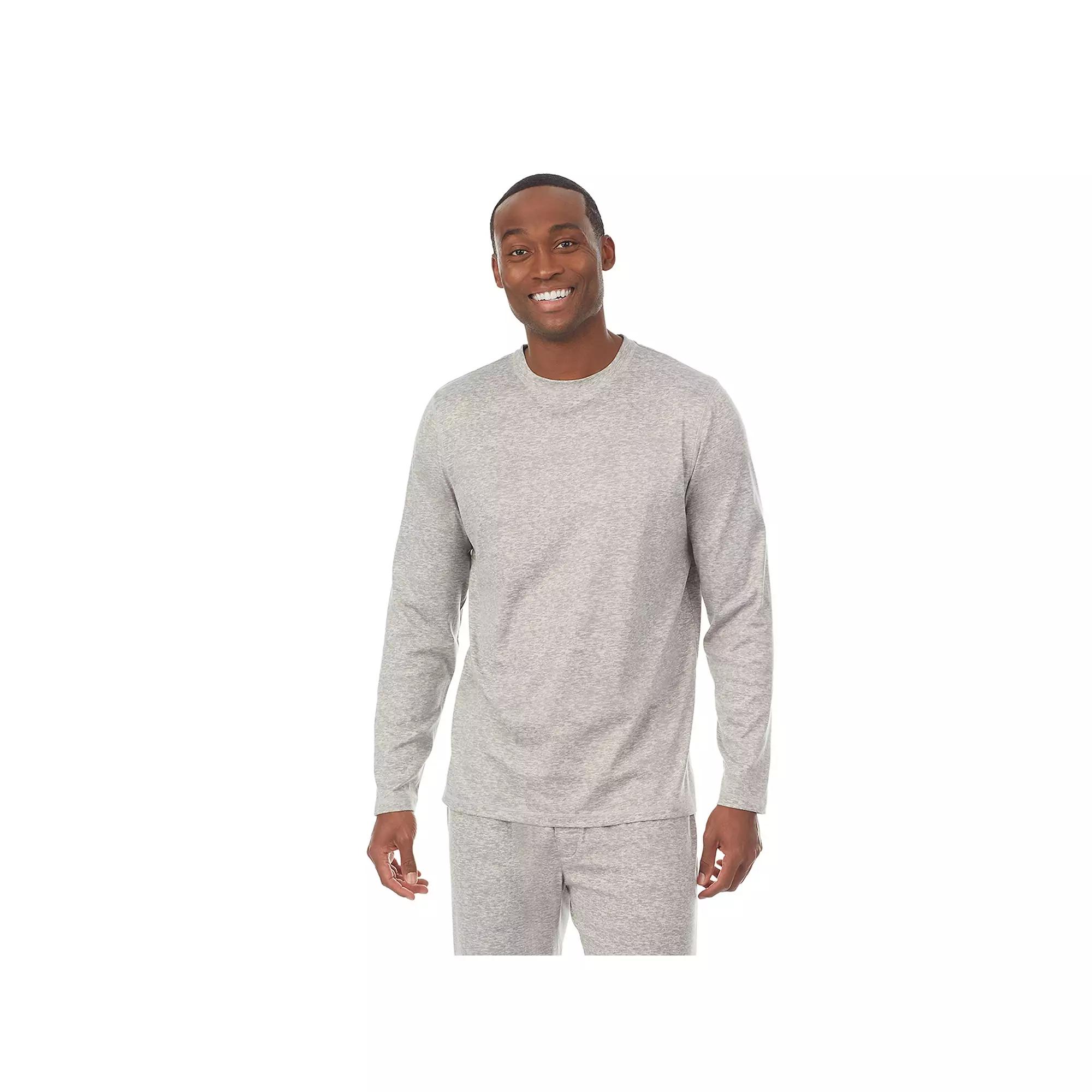Men's Cuddl Duds® Far-Infrared Enhance Pajama Crewneck Tee,  Product Image