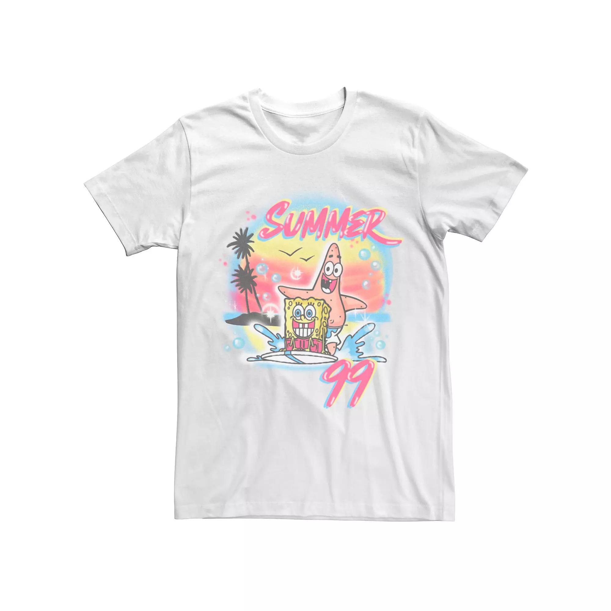 Men's SpongeBob Patrick Summer 99 Surfing Tee,  Product Image