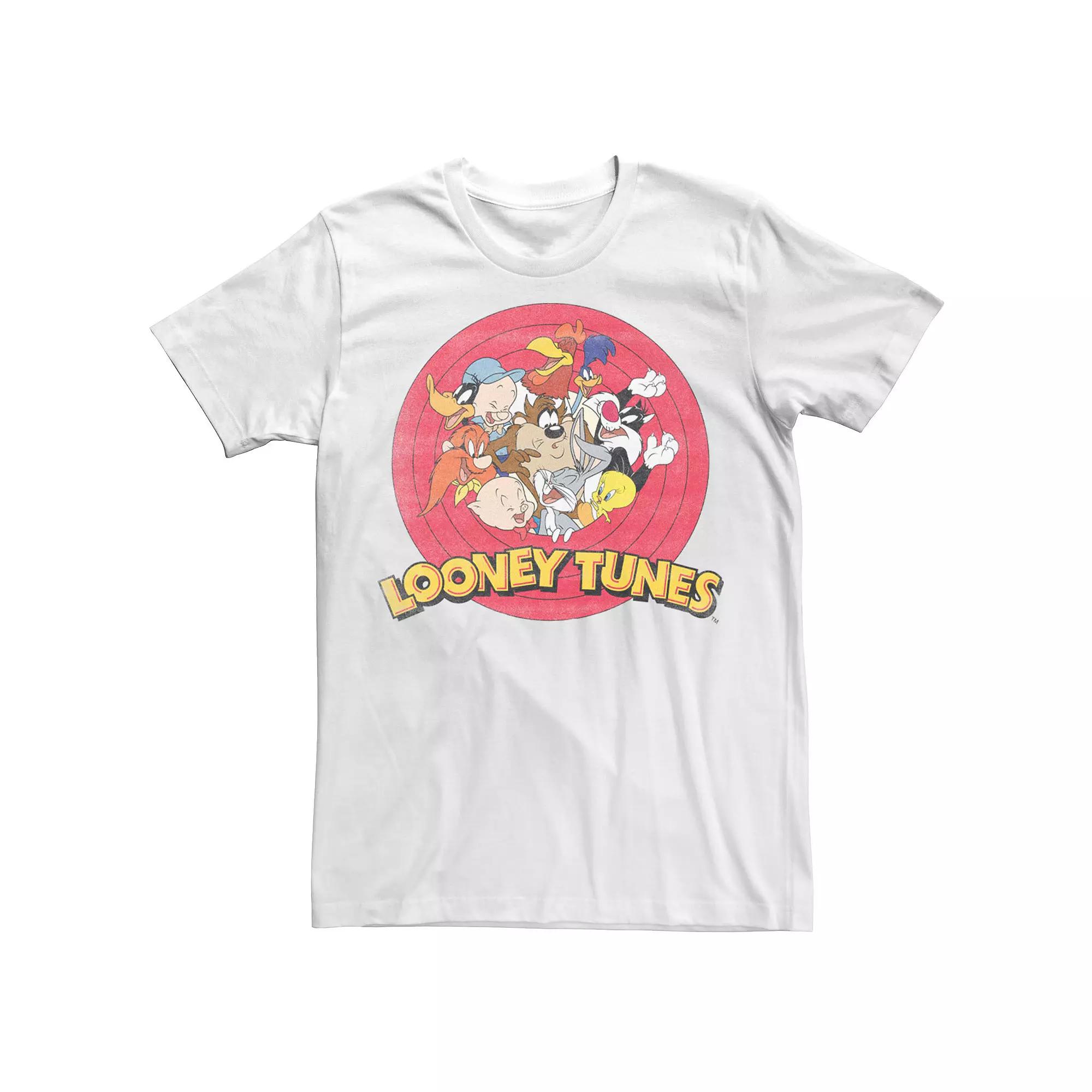 Men's Looney Tunes Classic Circle Lineup Group Shot Tee,  Product Image