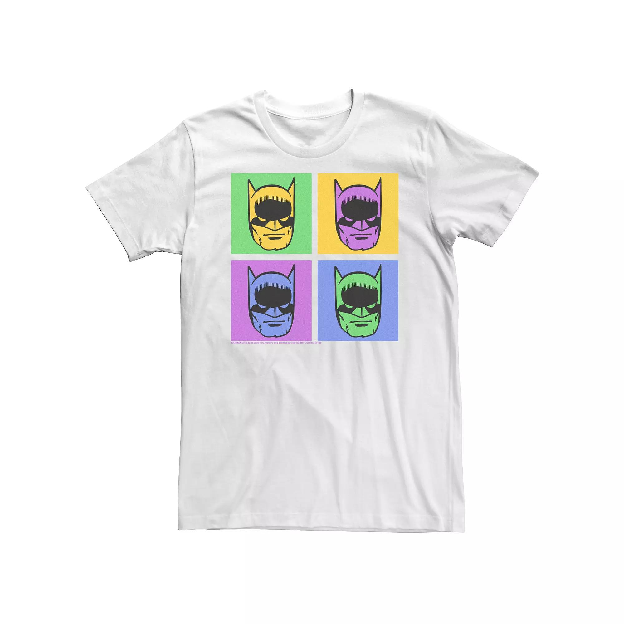 Big & Tall DC Comics Batman Grid Tee, Men's,  Product Image